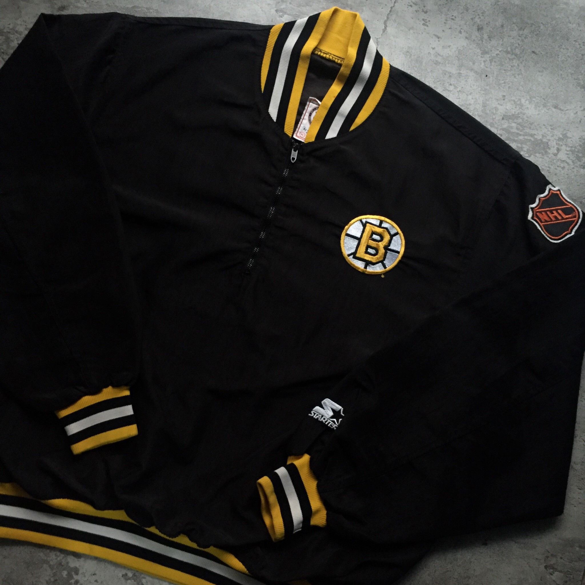 NHL 70s NHL Boston Bruins By Starter Halfzip Size US XL / EU 56 / 4 - 2 Thumbnail