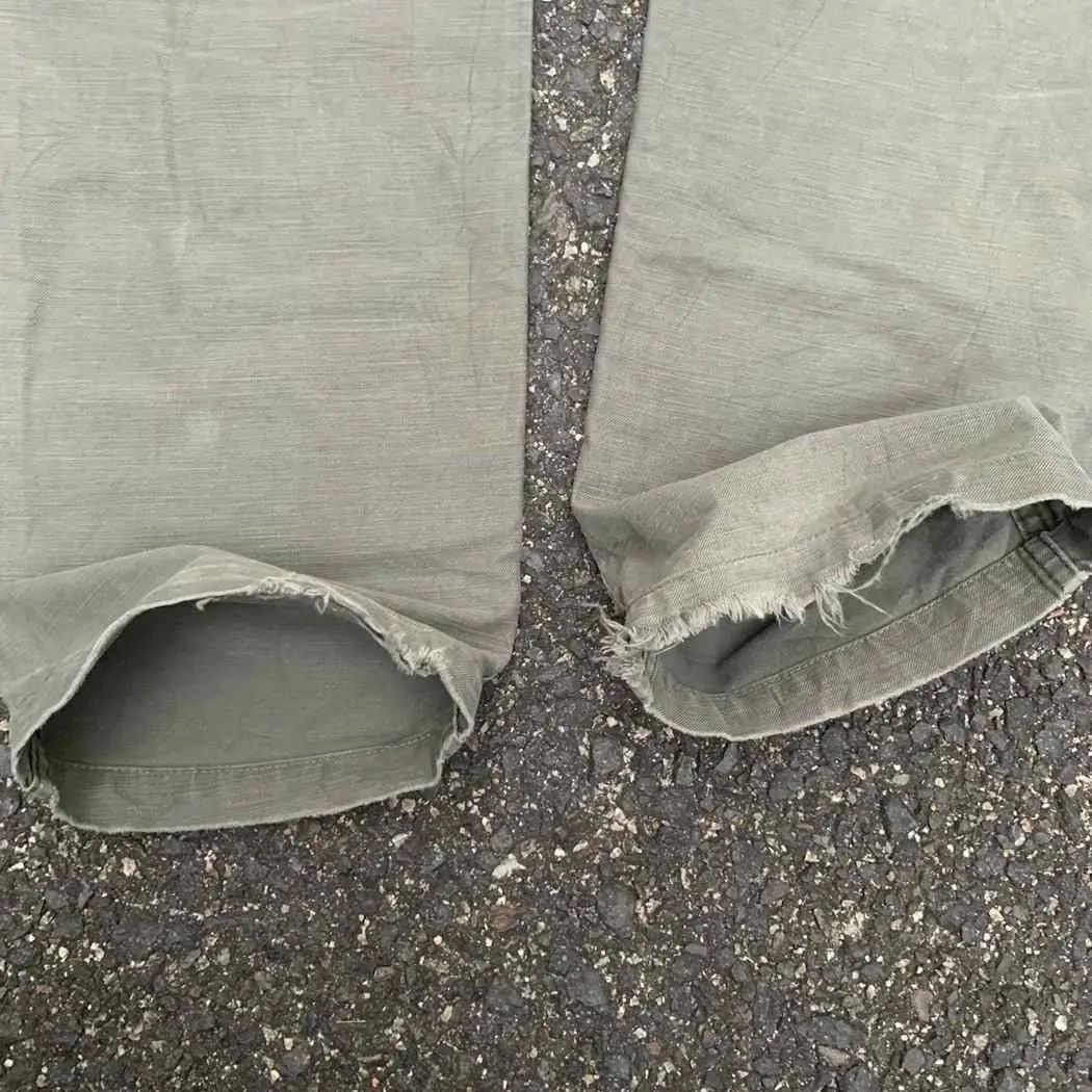 StraightFaded Japanese Vintage Trousers Faded Utility Avirex Combat Cargo Size US 29 - 13 Thumbnail