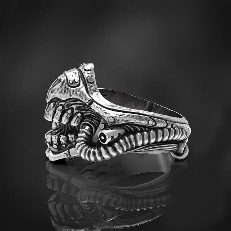 Japanese Brand × Jewelry × Vintage Retro Mask Ring Size ONE SIZE - 4 Thumbnail