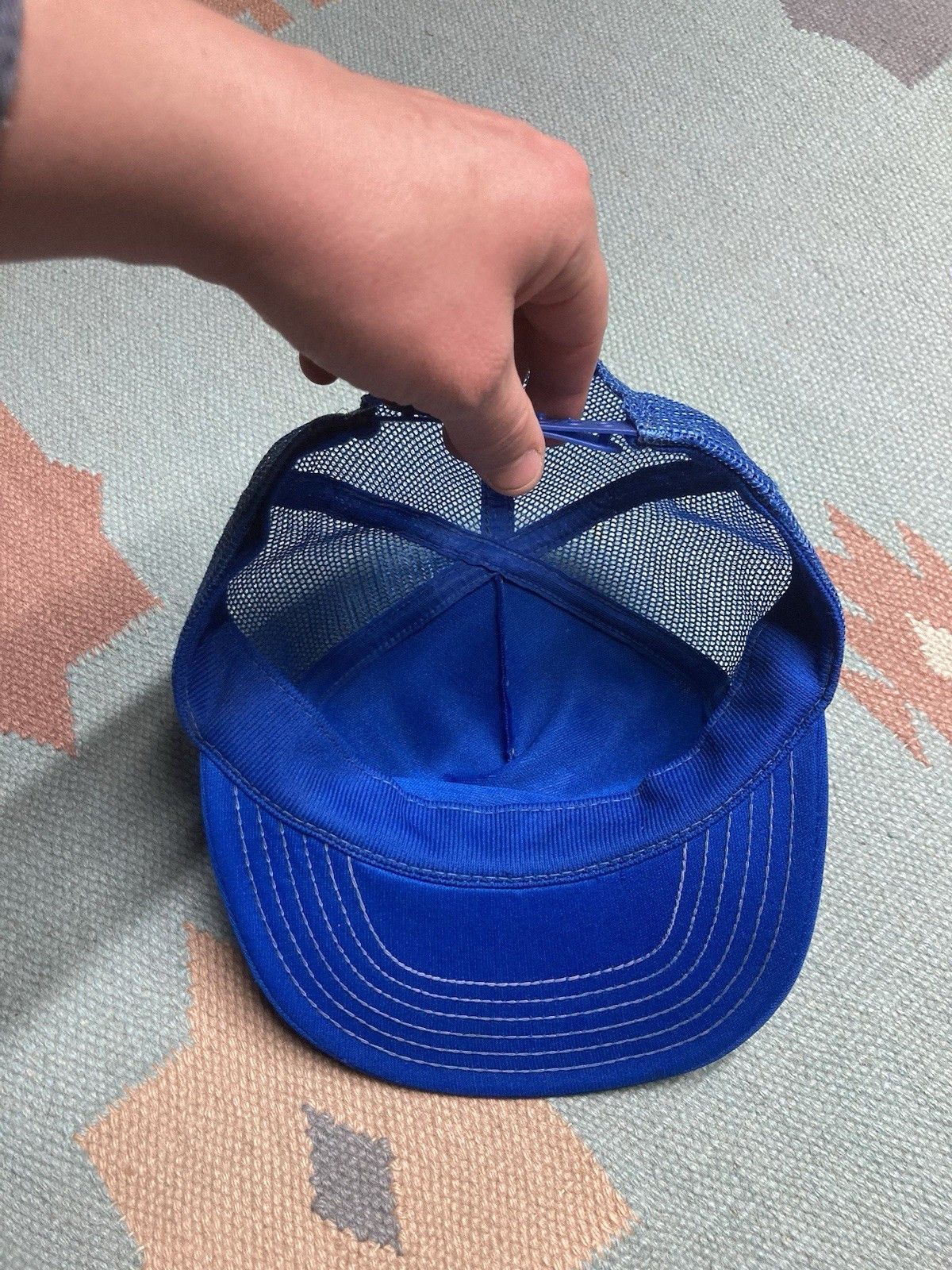 Vintage 80s trucker hat Elkton cooperative Michigan deer farm USA Size ONE SIZE - 5 Thumbnail