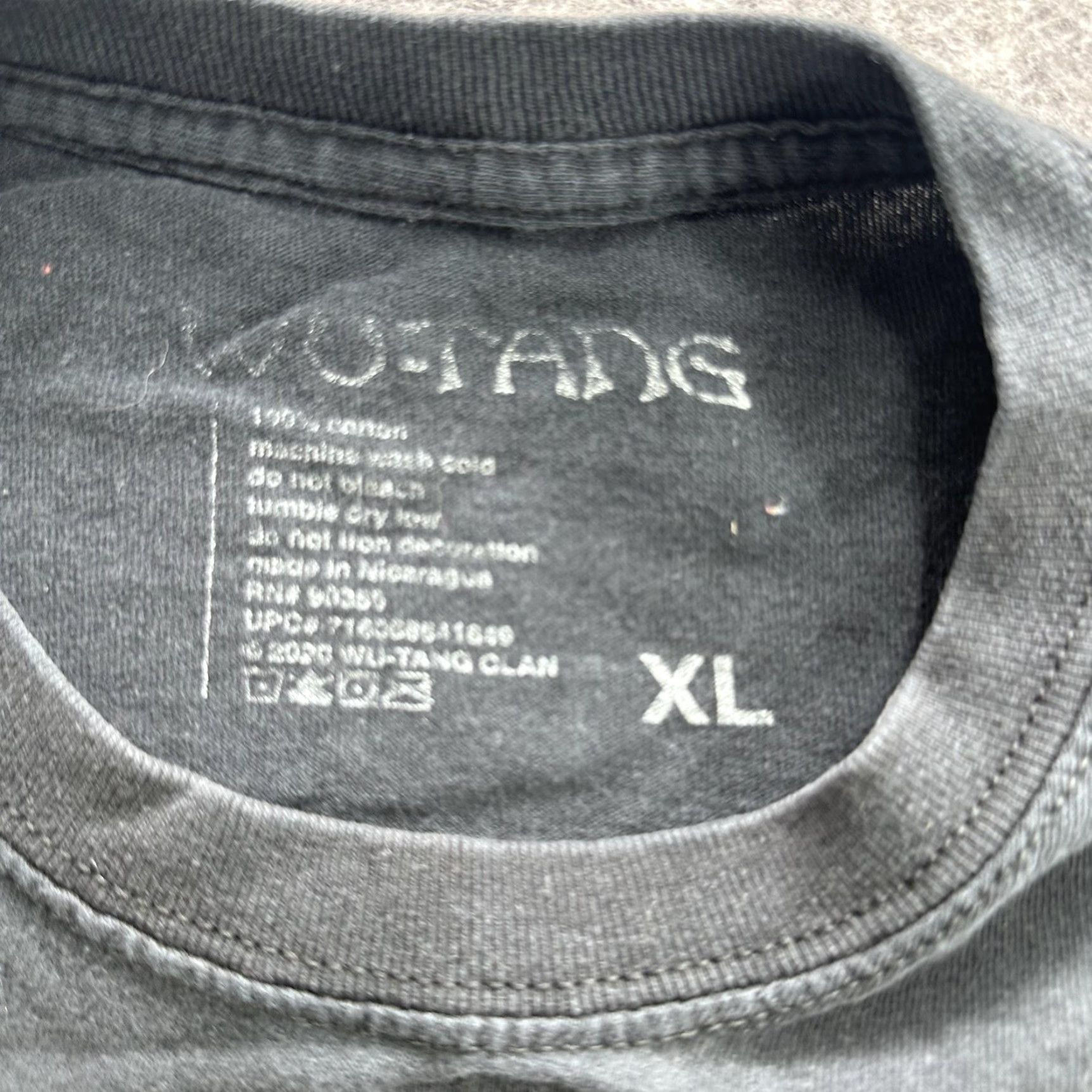 Logo 7 VINTAGE? No — Wu-Tang Clan Shirt Mens XL Black Yellow Logo Graphic Hip Hop Rap Tee Music 2020 Size US XL / EU 56 / 4 - 3 Thumbnail