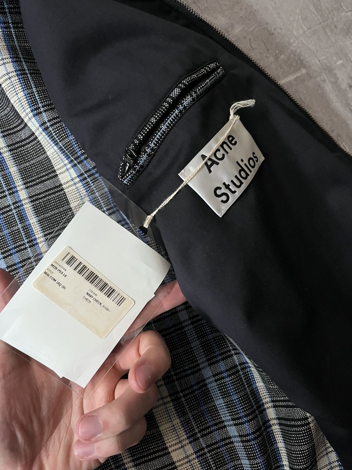 Acne Studios Acne Studios S/S 16 Malcom wool jacket tartan Size US M / EU 48-50 / 2 - 8 Thumbnail