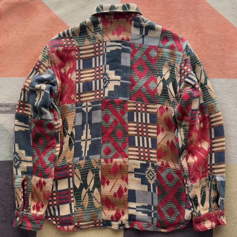 RRL Ralph Lauren RRL Ralph Lauren Baijiabu Splicing Southwest Shirt Size US L / EU 52-54 / 3 - 2 Thumbnail