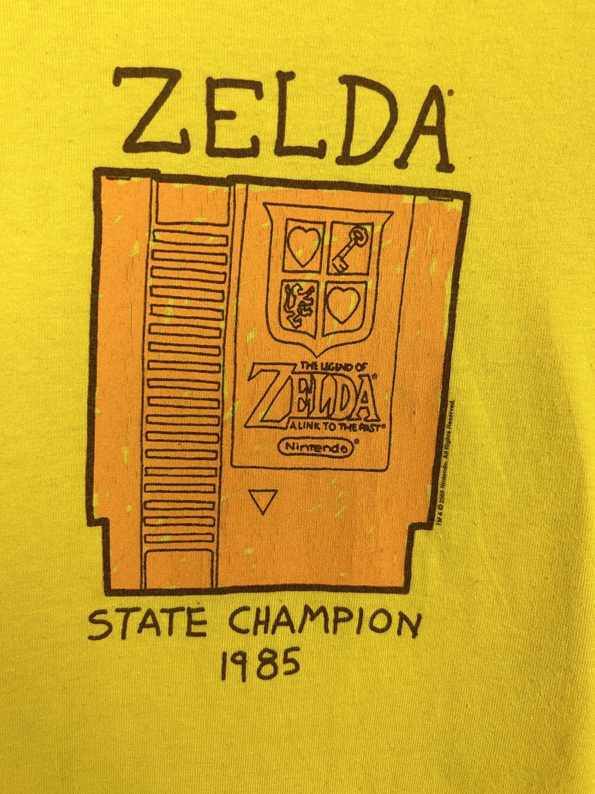 Nintendo Vintage Zelda State Champion 1985 Nintendo 2005 T-Shirt Size US M / EU 48-50 / 2 - 2 Thumbnail