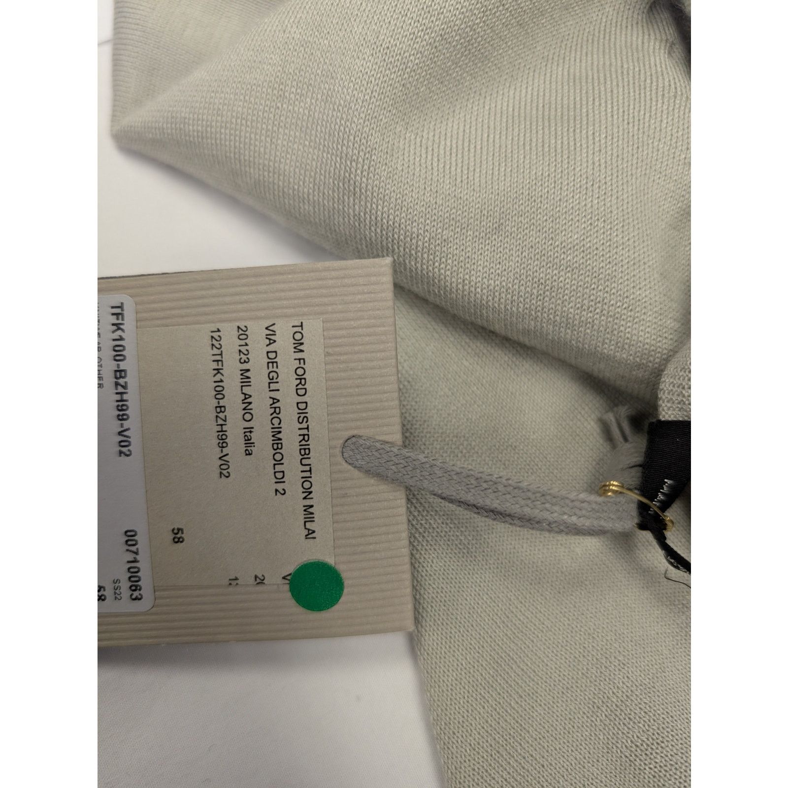 Tom Ford o1rshd1 V-Neck Knitwear Crewneck Sweatshirt in Grey Size US XXL / EU 58 / 5 - 16 Thumbnail