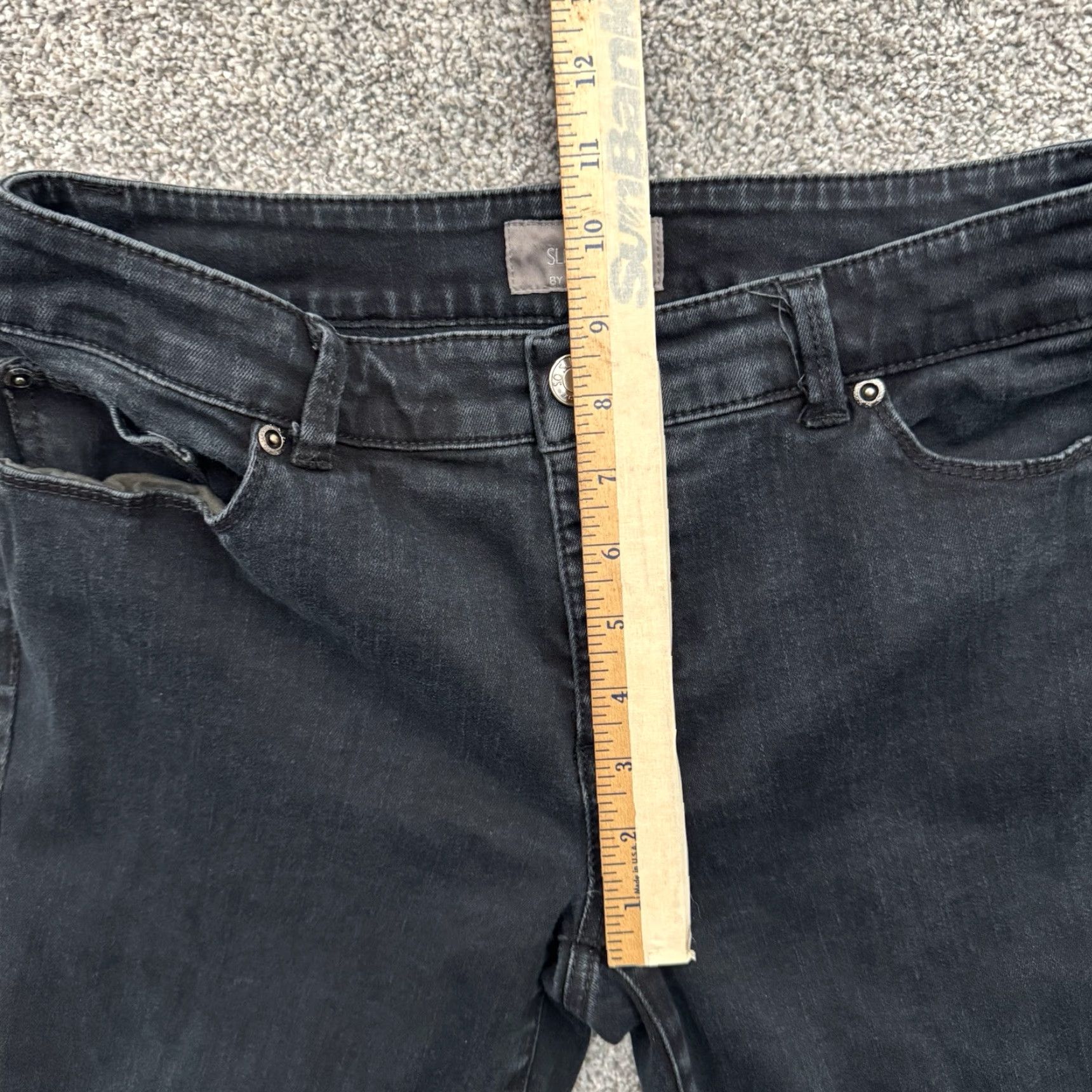 Vintage Chicos So Slimming Jeans Women 0.5 US Size 2 Straight Leg Casual Denim Blue 29.5 In Inseam Pockets Slimming Stretch Womens Size 26" / US 2 / IT 38 - 5 Thumbnail