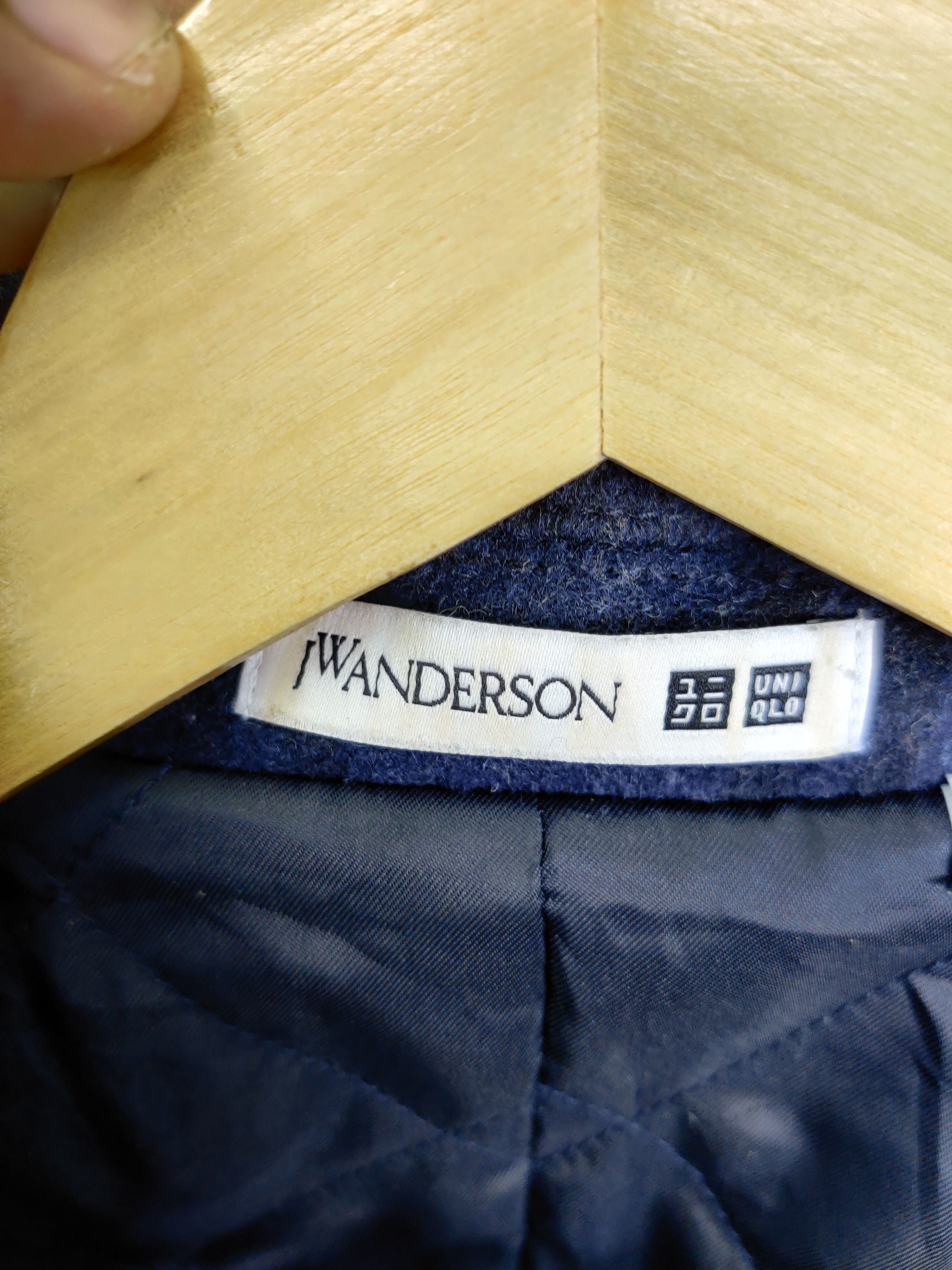 J.W. Anderson Uniqlo Wool Checked Double Breasted Coat