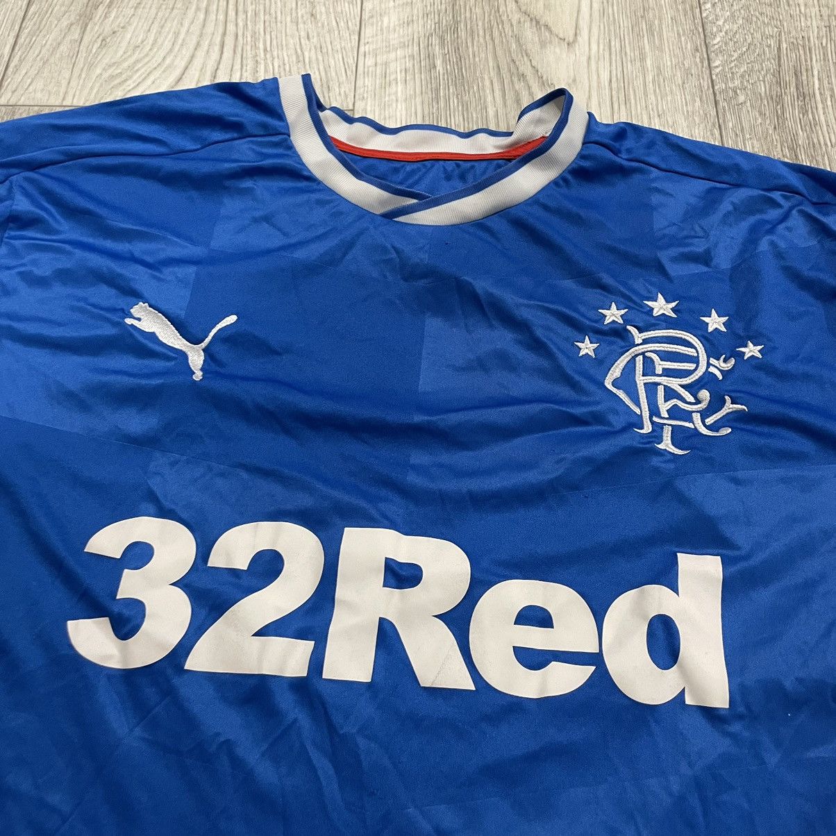 Puma Puma Rangers 32RED glasgow jersey Shirt tee soccer Size US M / EU 48-50 / 2 - 2 Thumbnail