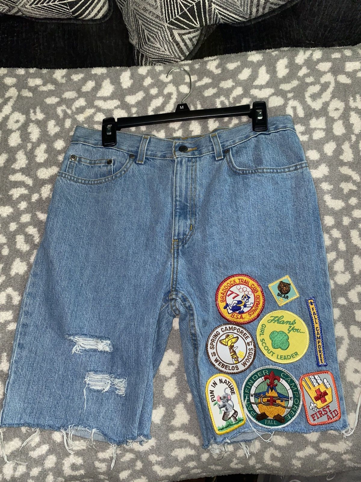 Other Richstudios1 Boy Scout denim shorts Size US 32 / EU 48 - 1 Thumbnail