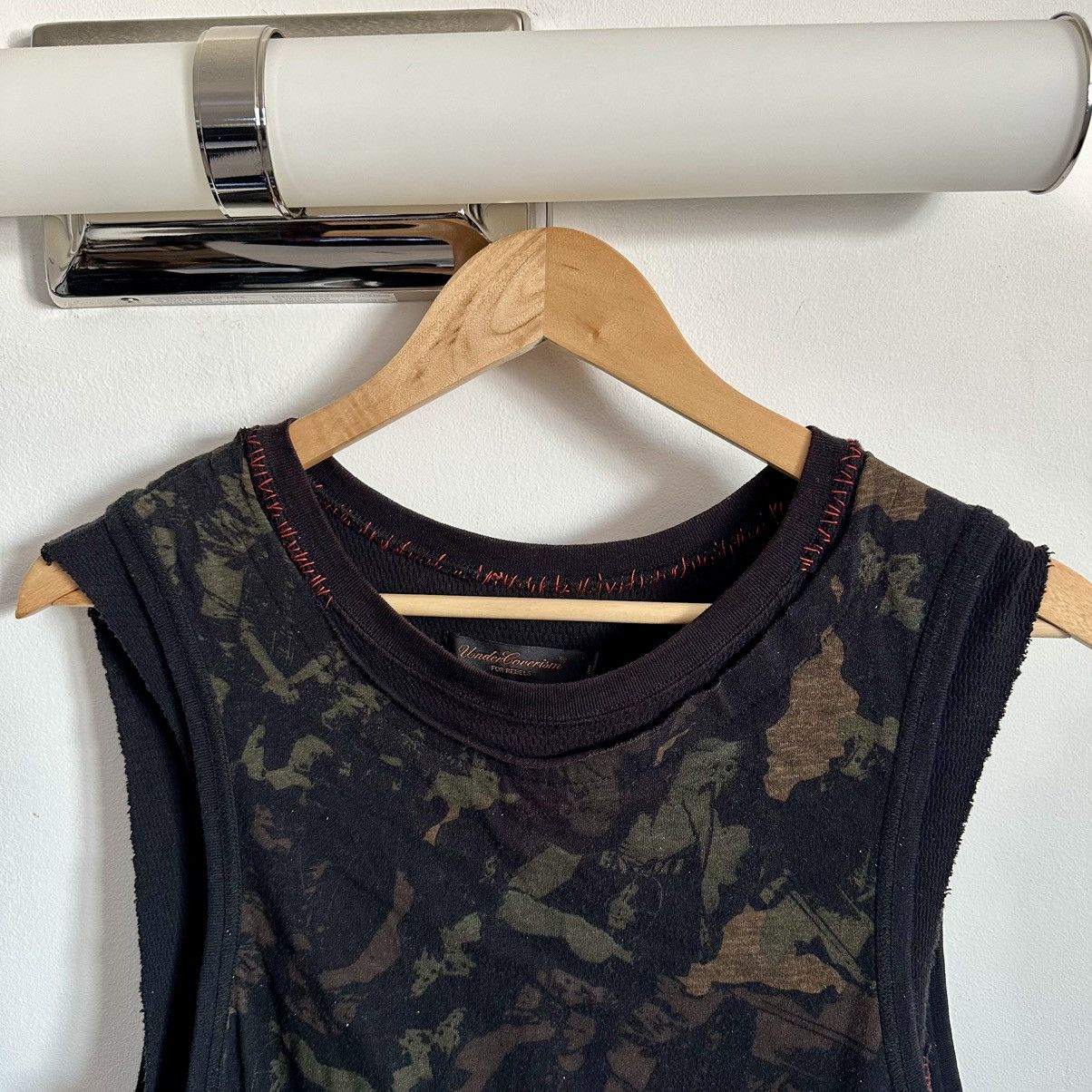Jun Takahashi × Undercover Undercover SS03 Scab Punk Camo Double Layered Tank Top Size US M / EU 48-50 / 2 - 2 Thumbnail