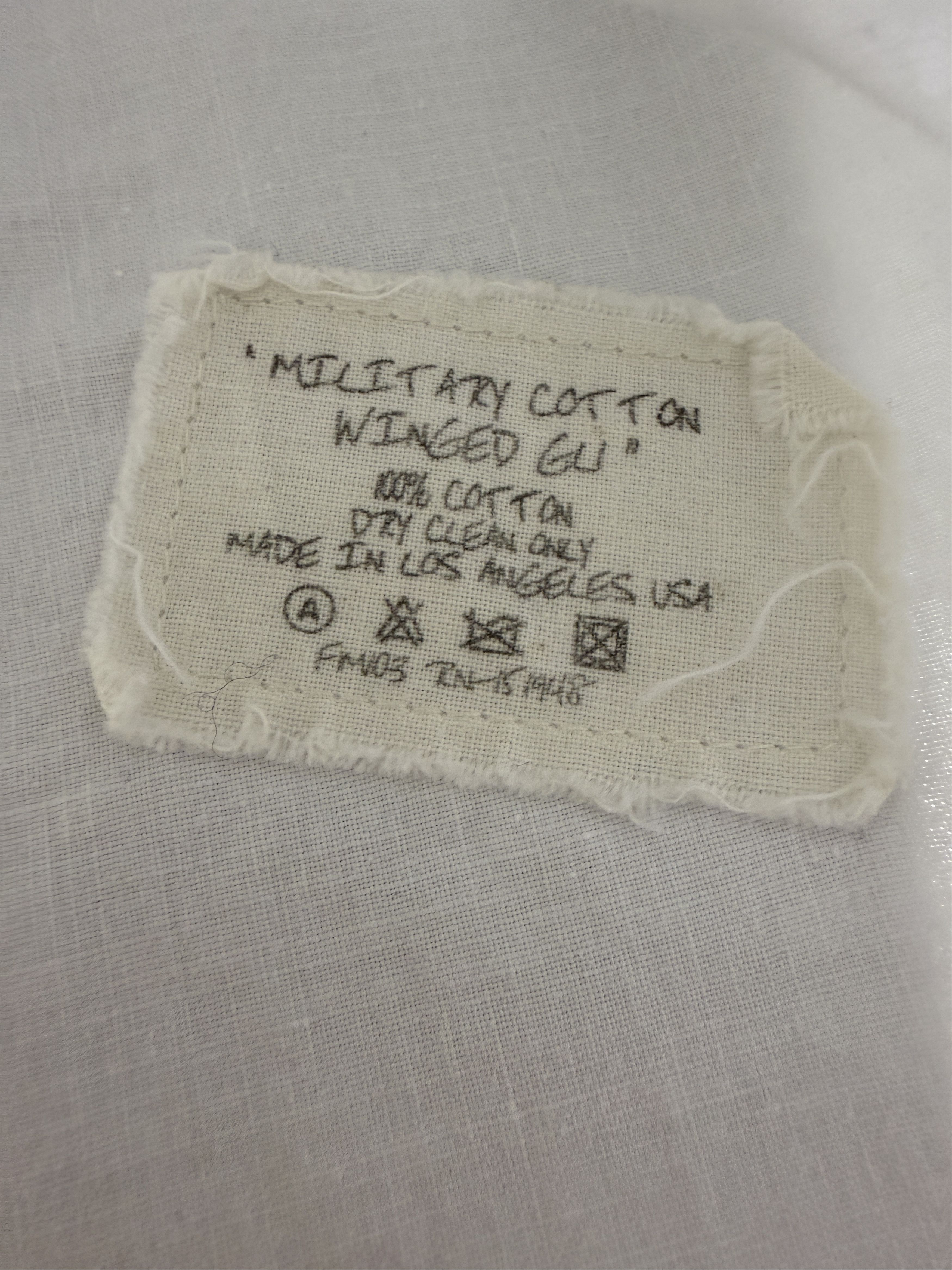 Greg Lauren $750 Greg Lauren Military Cotton Winged GL1 Size US M / EU 48-50 / 2 - 4 Thumbnail