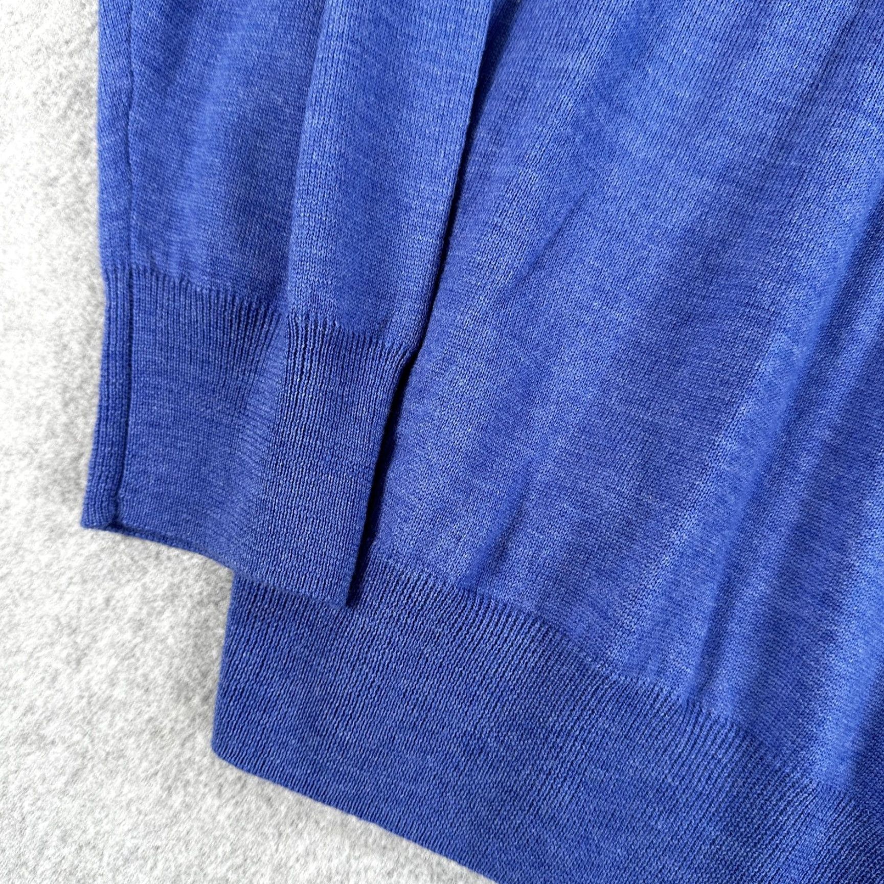 Peter Millar Peter Millar Sweater Mens 2XL Blue 1/4 Zip Merino Wool Mock Neck Concho Pullover Size US XXL / EU 58 / 5 - 6 Thumbnail