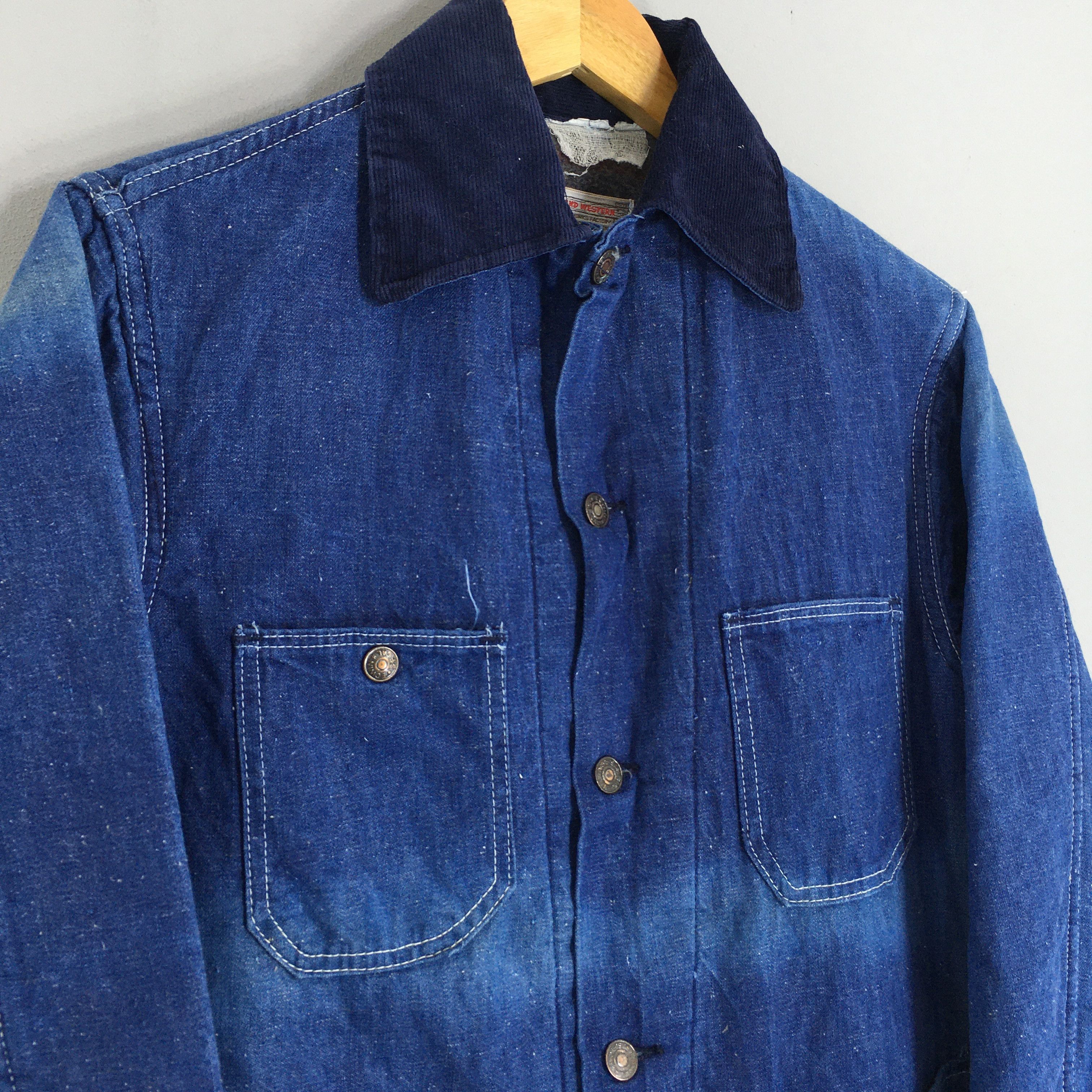 Japanese Brand × Vintage Vintage 80s Edwin Ranch And Western Workers Jacket Small Size US S / EU 44-46 / 1 - 3 Thumbnail