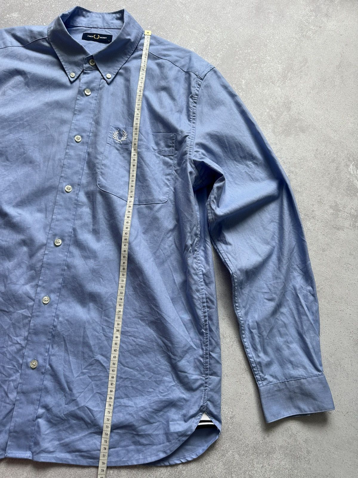 Fred Perry Fred Perry Checkered Button Down Long Sleeve Small Logo L Size US L / EU 52-54 / 3 - 5 Thumbnail