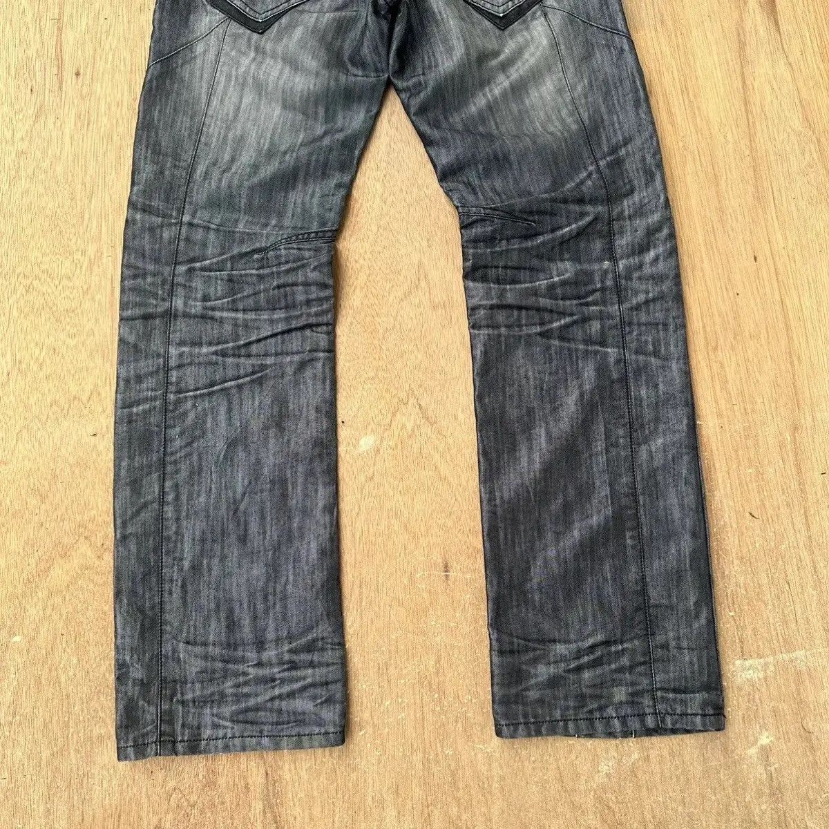If Six Was Nine ROSSA CARRA JEANS BUTTONFLY DOUBLE BONES VERY RARE PANTS W32 Size US 32 / EU 48 - 12 Thumbnail