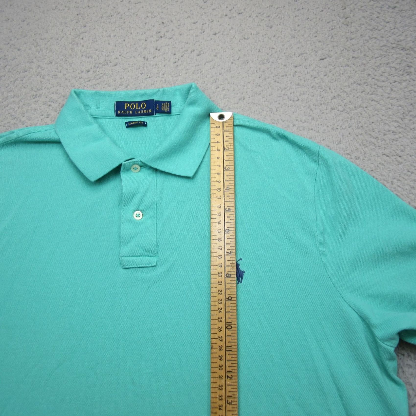 Polo Ralph Lauren Ralph Lauren Polo Shirt Mens L Blue Polo Shirt Classic Fit Polo Ralph Lauren Polo Golf Rugby Casual Short Sleeve Size US L / EU 52-54 / 3 - 6 Thumbnail