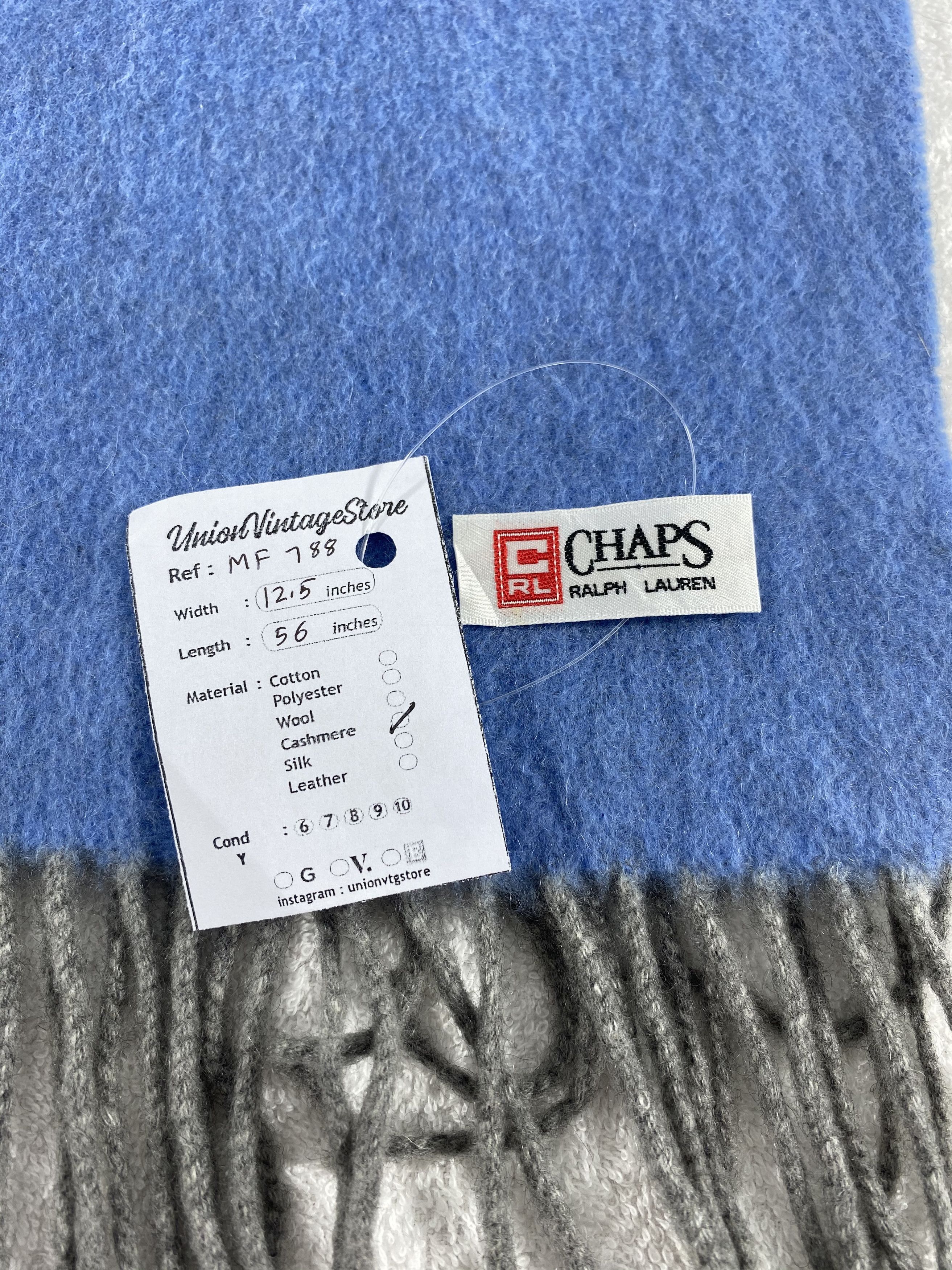 Chaps Ralph Lauren Vintage Chaps Ralph Lauren Scarf/Muffler/Neckwear MF788 Size ONE SIZE - 4 Thumbnail