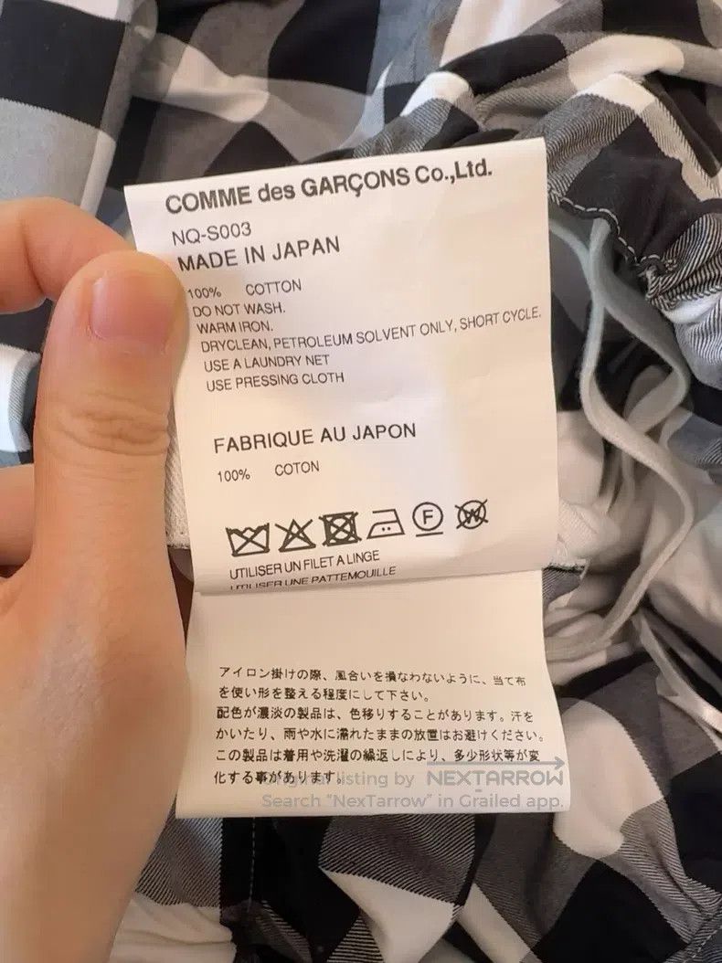 Comme des Garcons Comme des Garcons size XS Bow tie plaid half skirt Size 23" - 5 Thumbnail