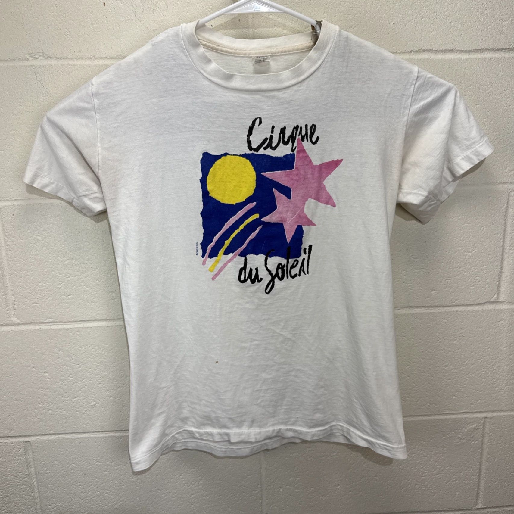 Vintage VINTAGE Cirque Du Soleil T-Shirt White 90s Circus Art Graphic Tee Unisex Adult Medium Size US M / EU 48-50 / 2 - 2 Thumbnail