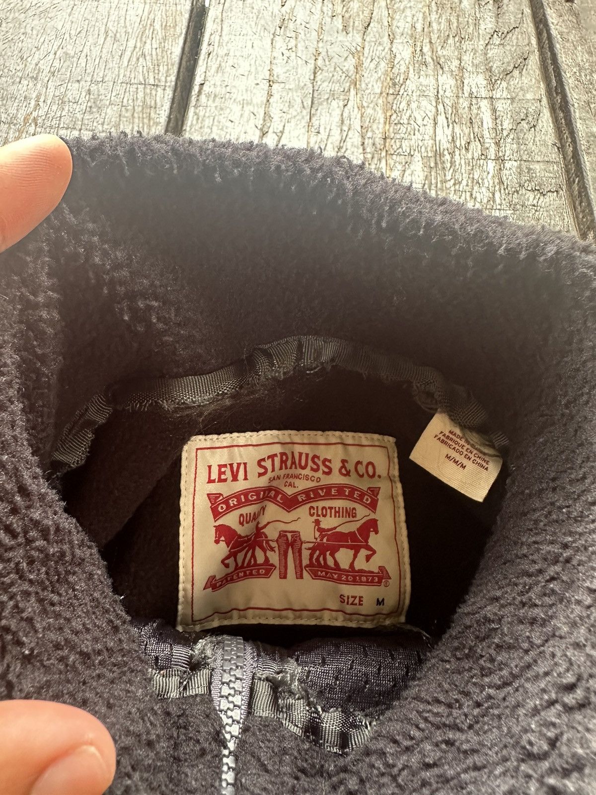 Levi's Levis Fleece Full zipper Size US M / EU 48-50 / 2 - 5 Thumbnail