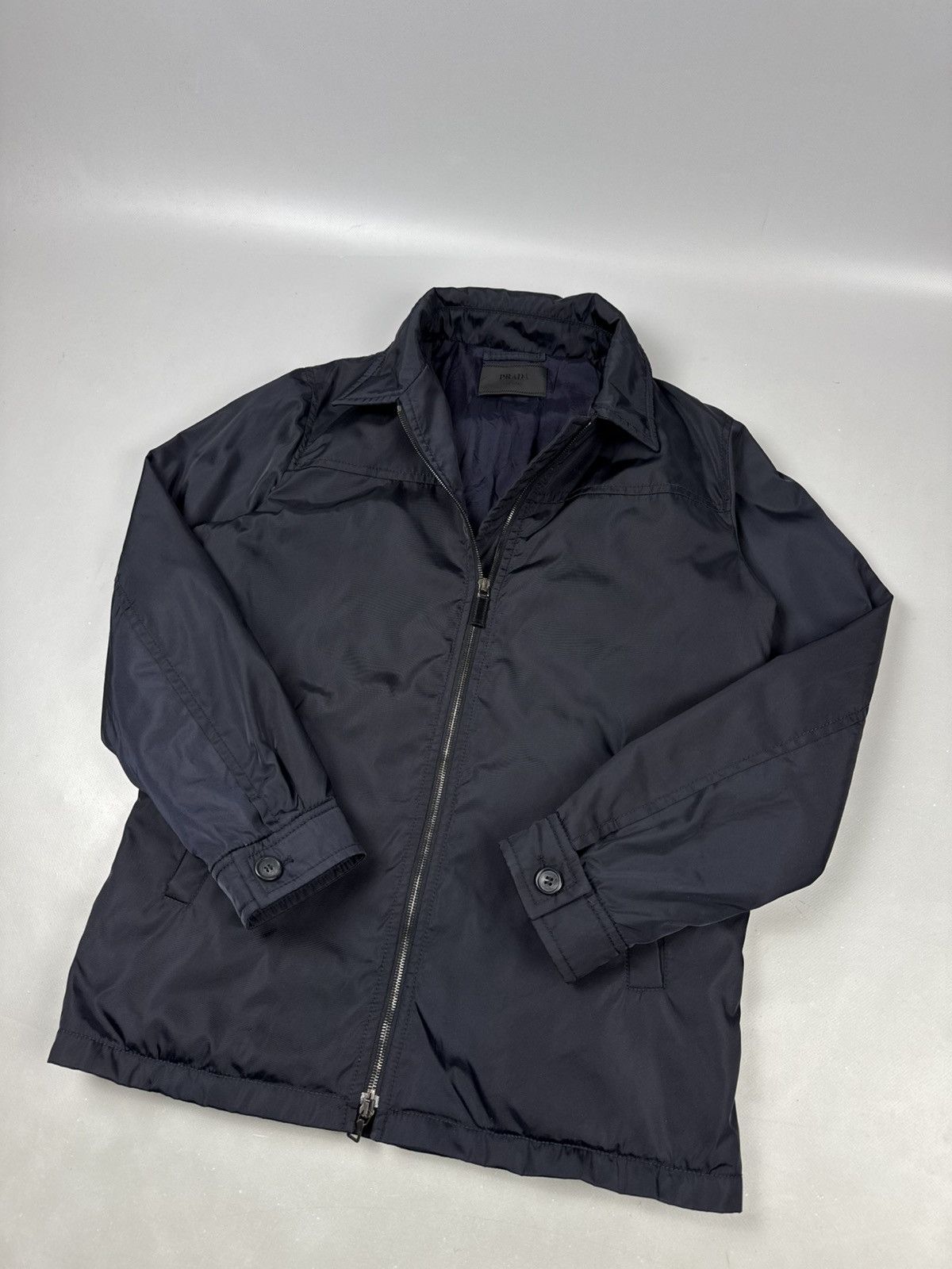 Prada Prada bomber Quilted Zip Jacket in Navy size M Size US M / EU 48-50 / 2 - 1 Thumbnail