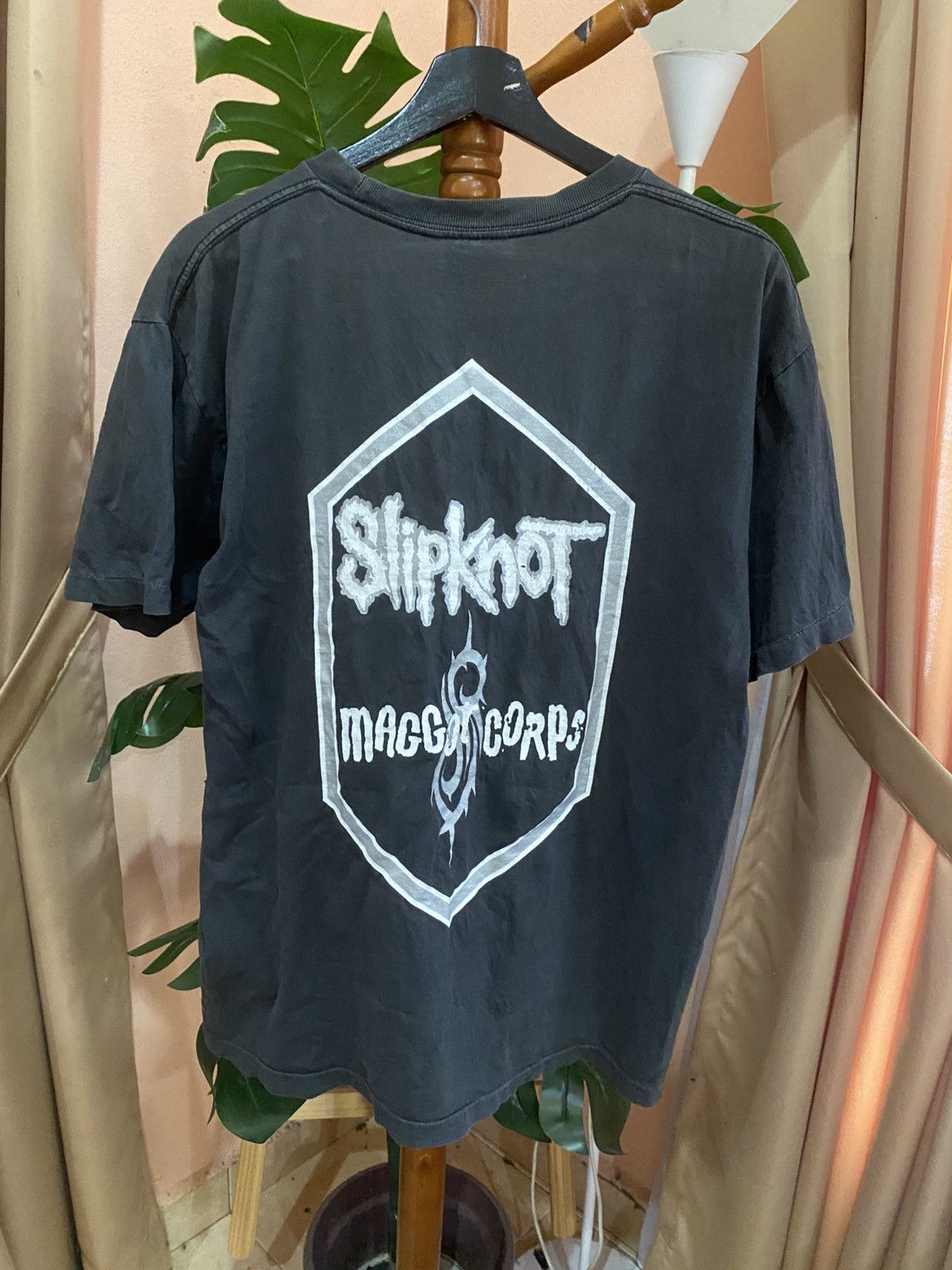 Slipknot VINTAGE 90s SLIPKNOT MAGGOT CORPS PROMO TEE Size US L / EU 52-54 / 3 - 1 Thumbnail