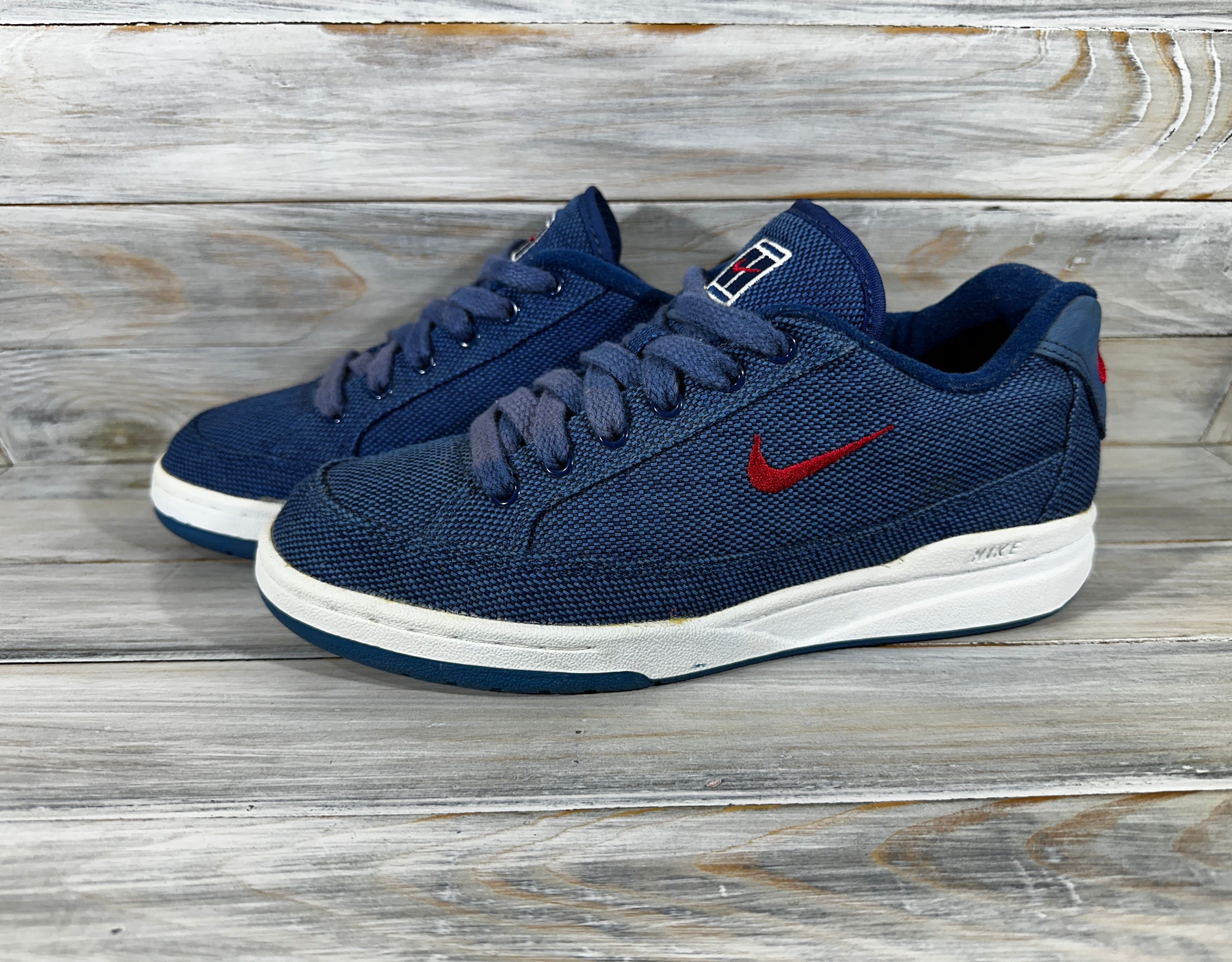 Nike Vintage Nike GTS Canvas Unisex Sneakers Navy Very Rare Retro Size US 7 / EU 40 - 5 Thumbnail