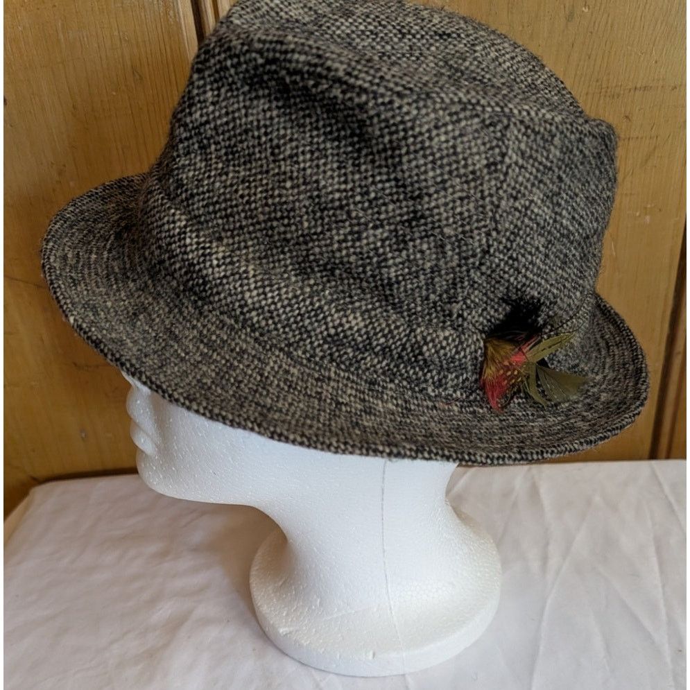 Club Room Vintage Johnathan Richard Wool Irish Tweed Hat 7 1/8 Macys Size ONE SIZE - 1 Thumbnail