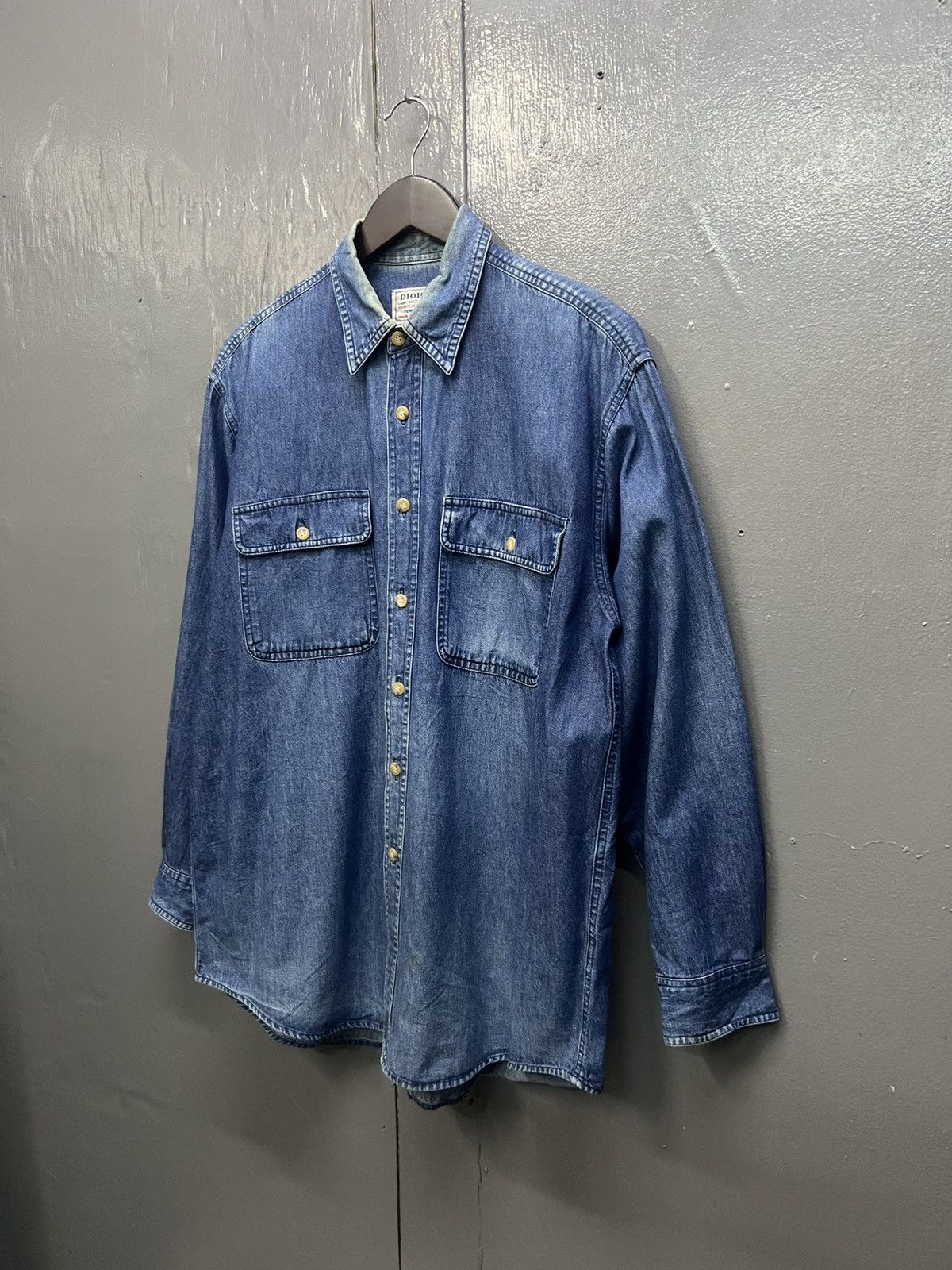 Japanese Brand Dioica Denim Shirt Double Pocket Size US M / EU 48-50 / 2 - 2 Thumbnail