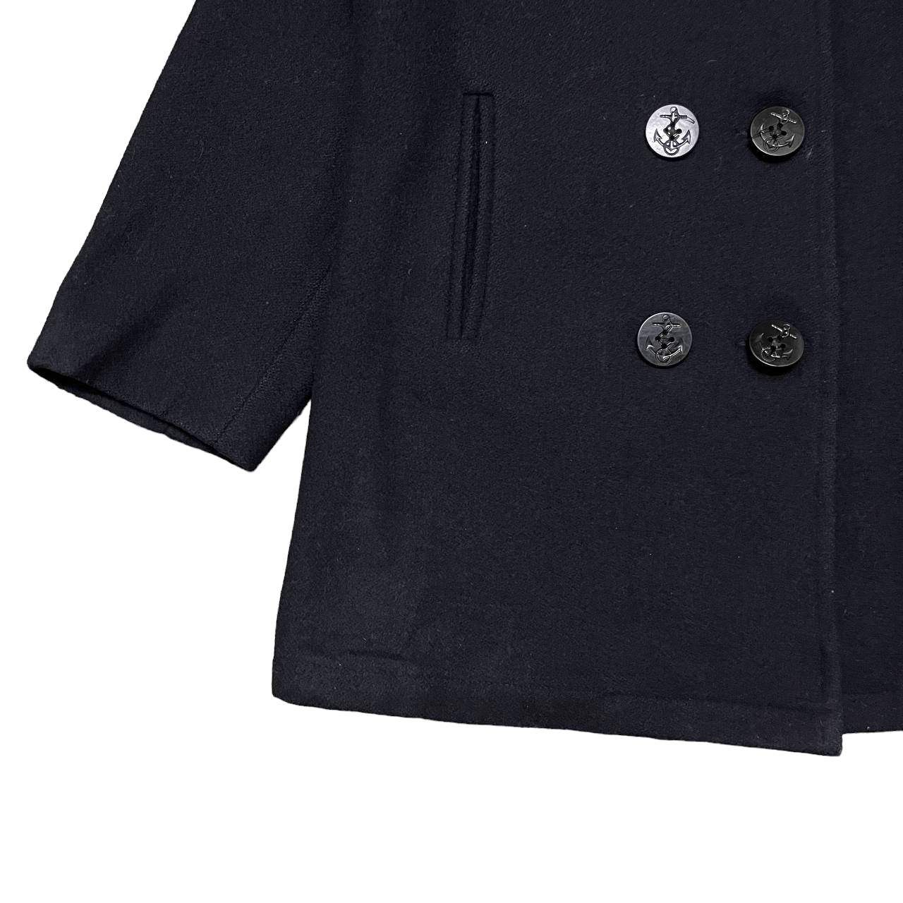 Woolrich Woolen Mills Vintage 80's Woolrich Wool Peacoat Size M / US 6-8 / IT 42-44 - 3 Thumbnail