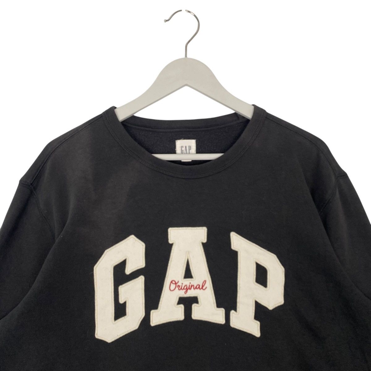 Other Vintage GAP Big Logo Embroidered Crewneck Sweatshirt Black Size US M / EU 48-50 / 2 - 3 Thumbnail