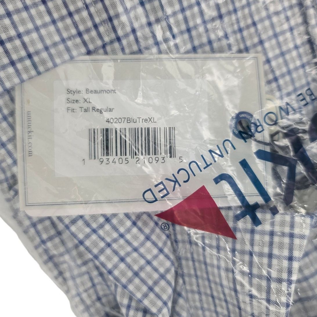 UNTUCKit Untuckit Performance Beaumont Plaid Long Sleeve Button Up Size US XL / EU 56 / 4 - 4 Thumbnail