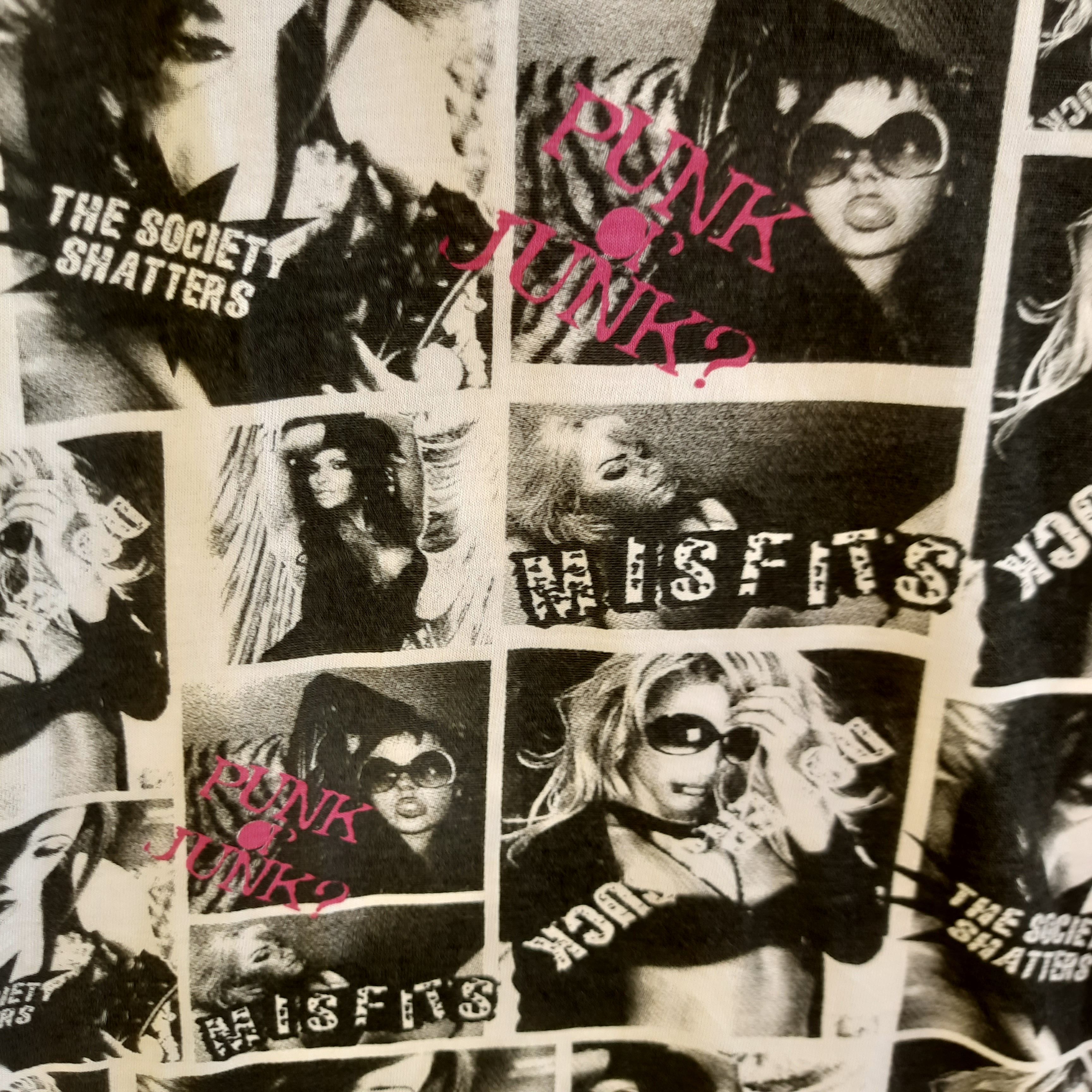 Japanese Brand Y2K Misfits One Way PUNK JUNK AOP T-Shirt Size M / US 6-8 / IT 42-44 - 6 Thumbnail
