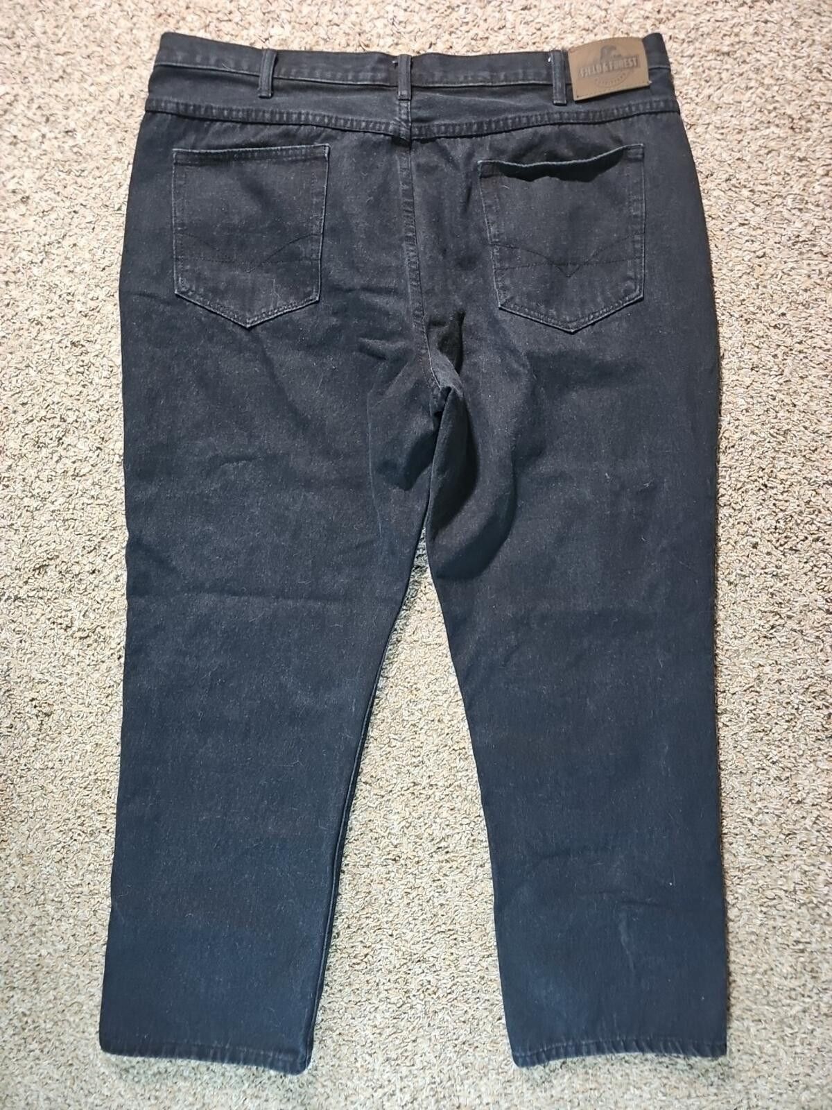 Diesel Black Gold Field & Forest 42x30 Black Straight Jeans Size US 42 / EU 58 - 7 Thumbnail