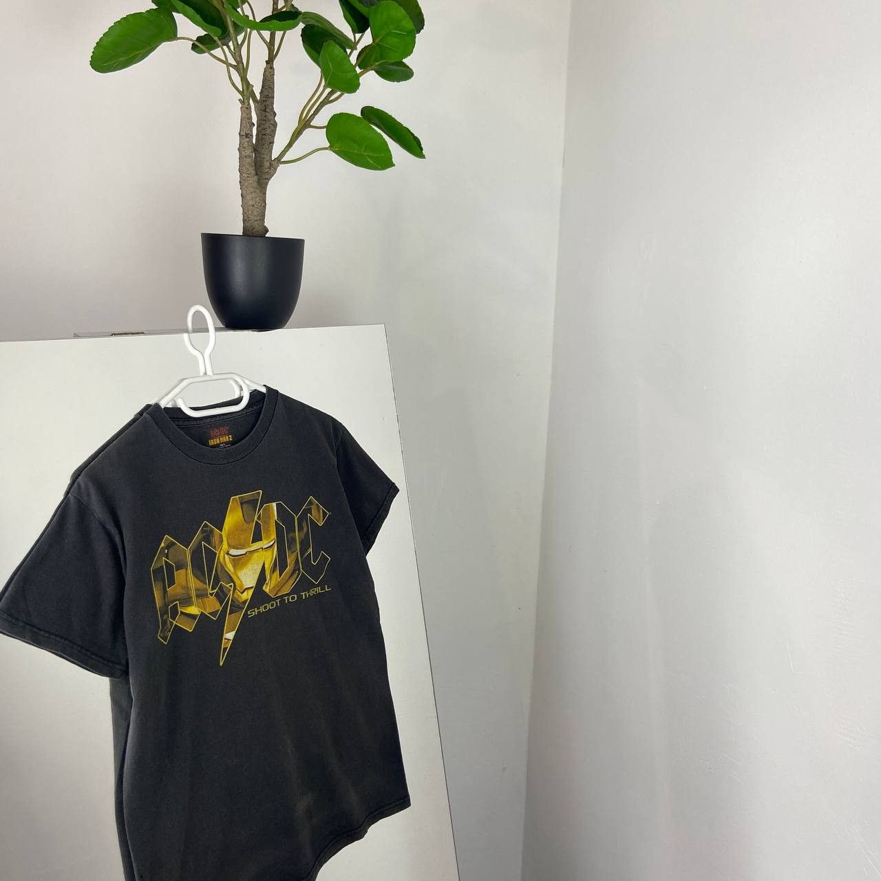 Marvel Comics AC/DC x Iron Man Vintage Faded Rock Band T-Shirt | Grailed