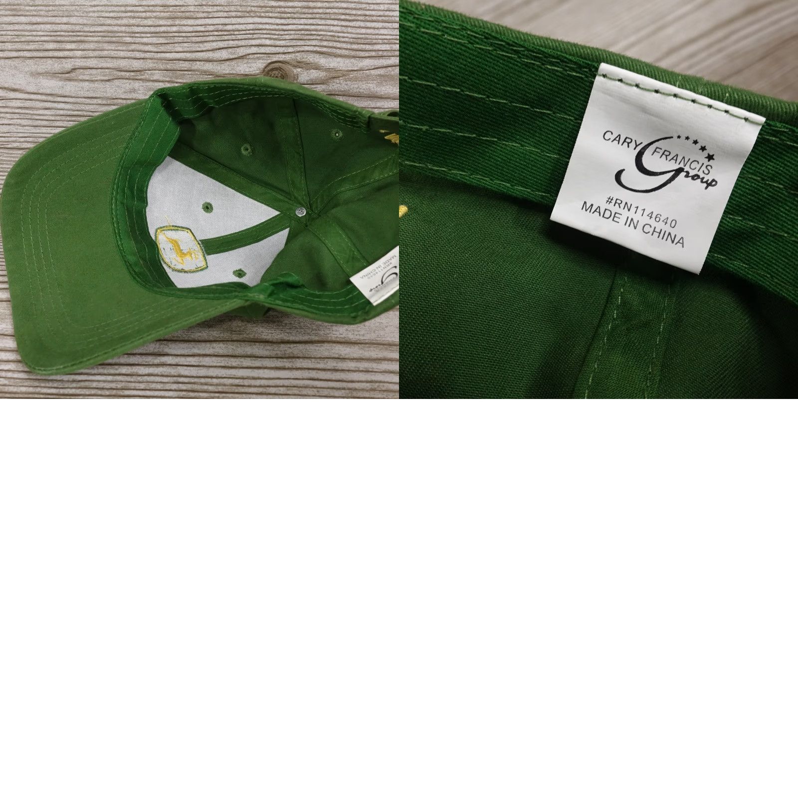 John Deere VINTAGE JOHN DEERE CAMOUFLAGE BASEBALL CAP STRAPBACK GREEN ONE SIZE MEN'S Size ONE SIZE - 8 Thumbnail