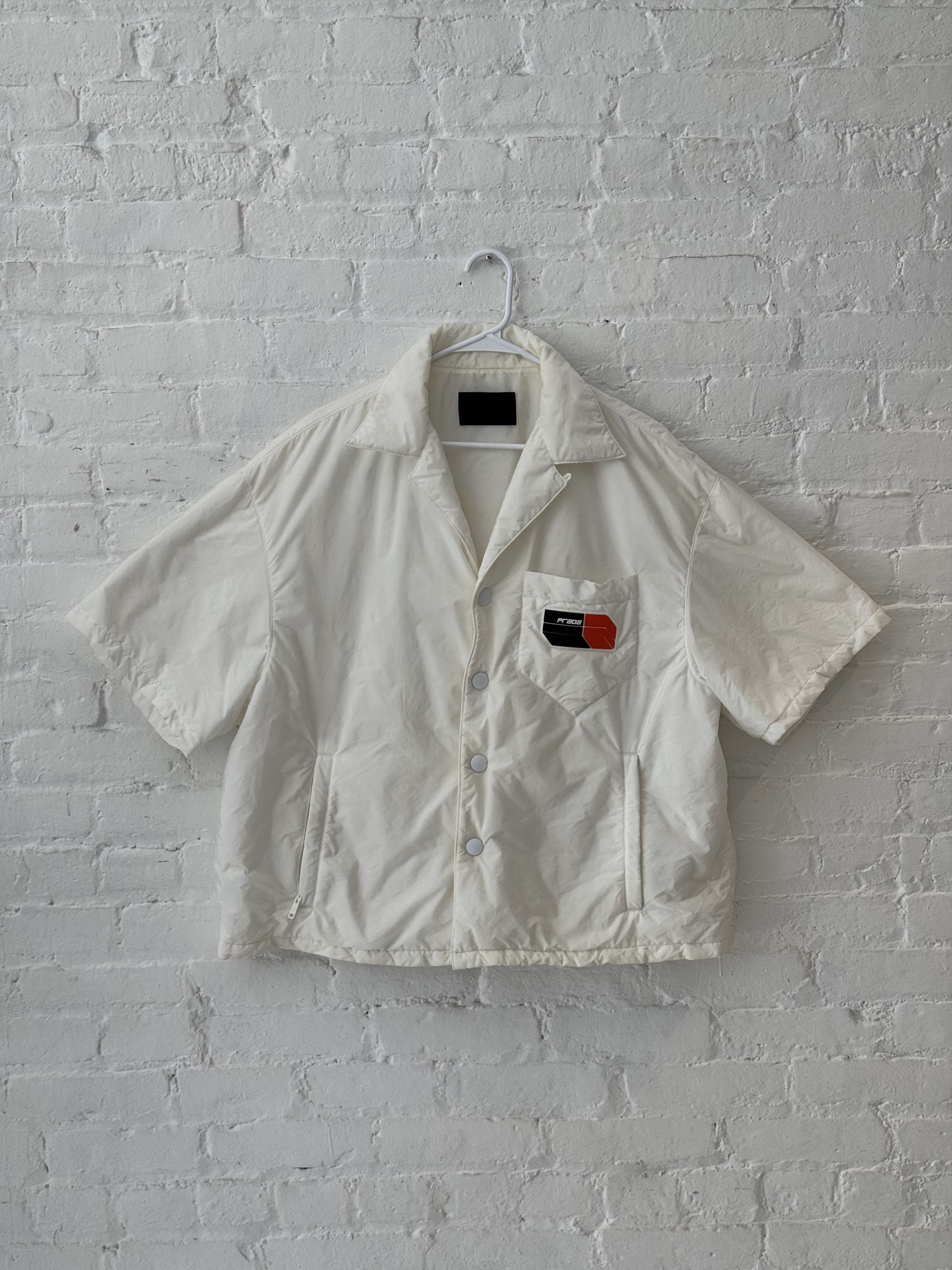 Prada Prada 2018 Nylon Logo Shirt Size US XL / EU 56 / 4 - 4 Thumbnail