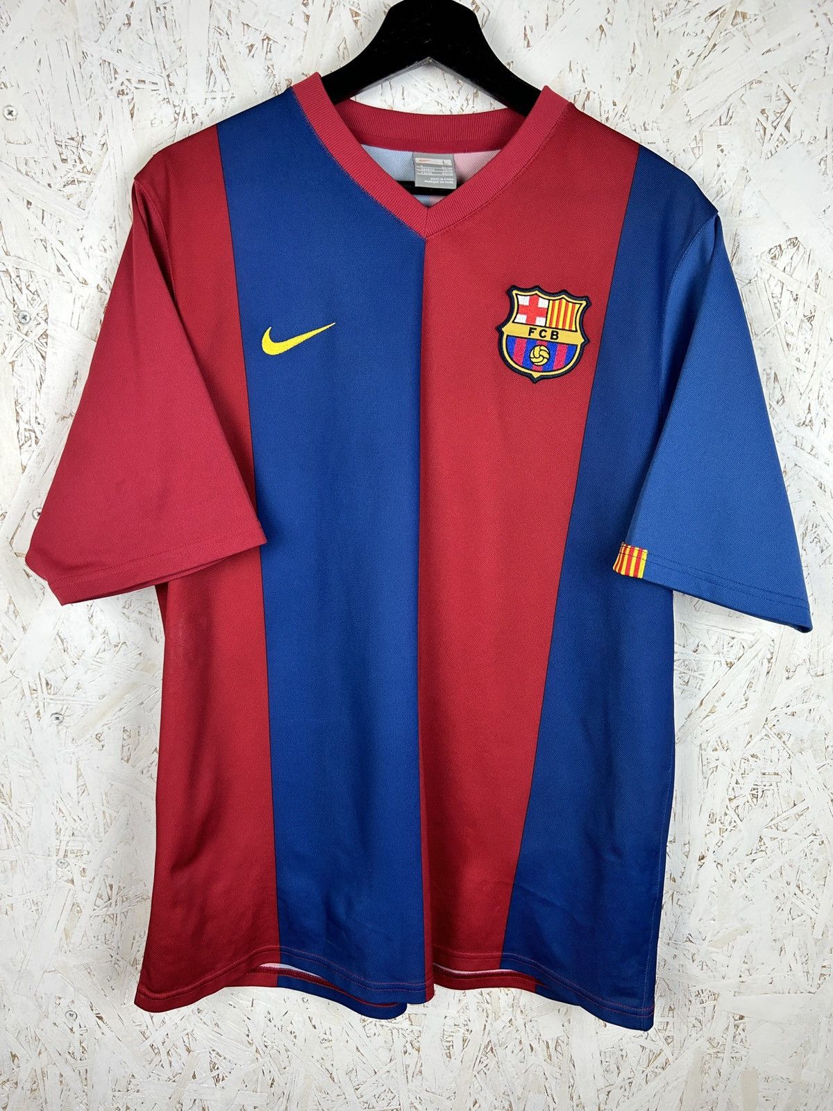 Nike Nike Barcelona 2006/07 Home Kit Soccer Jersey Red Blue L Size US L / EU 52-54 / 3 - 1 Thumbnail