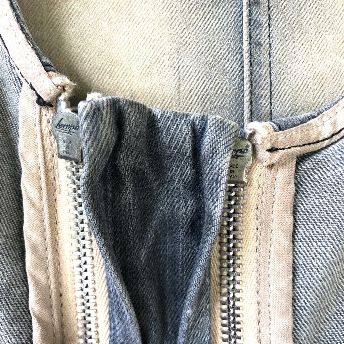 Diesel DIESEL Black Label Distressed Denim Dress Size M / US 6-8 / IT 42-44 - 14 Thumbnail