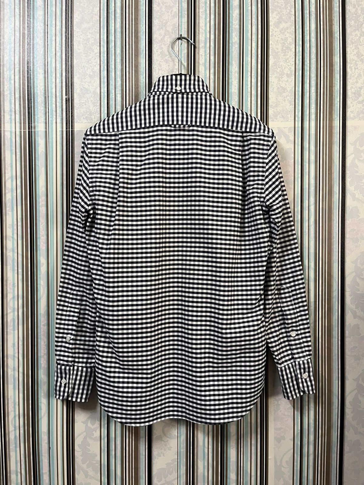 Thom Browne 2000s Gingham-check tartan longsleeve #H5 Size US S / EU 44-46 / 1 - 2 Thumbnail