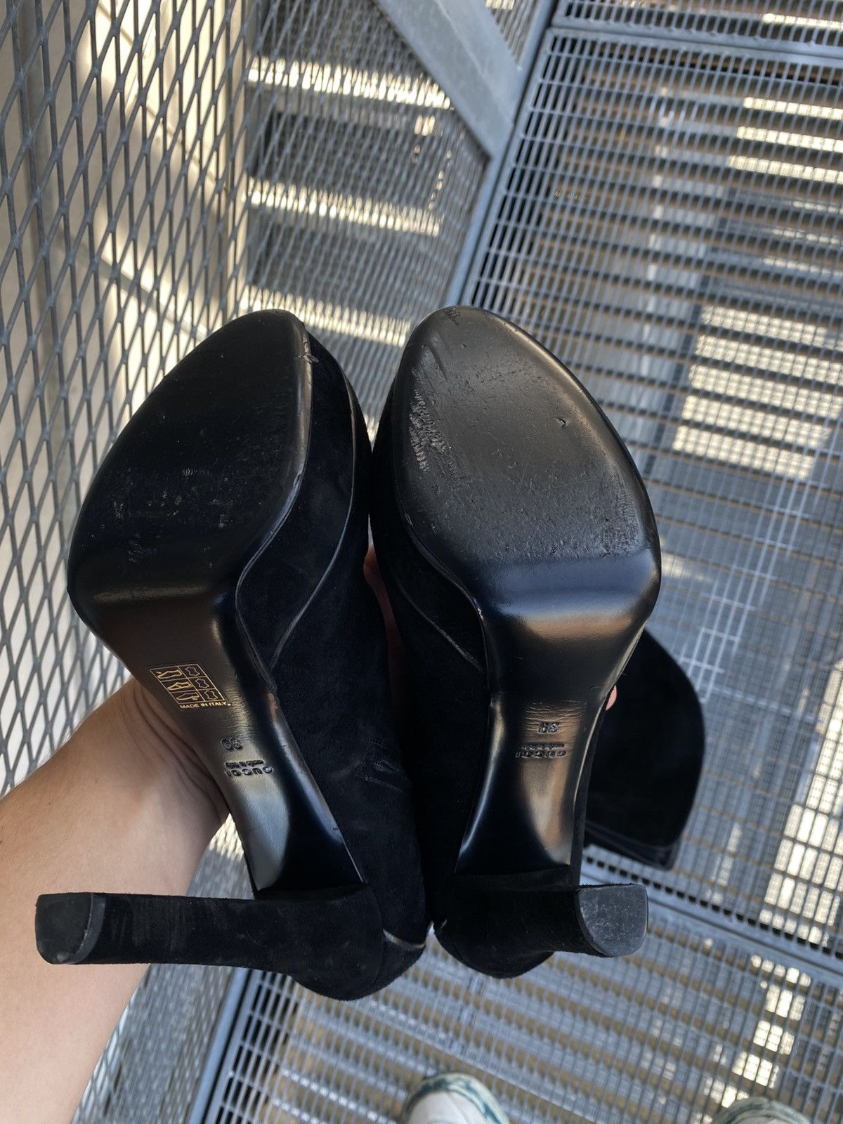 Gucci Gucci Suede Boots Heels Knee High Size US 9 / IT 39 - 23 Thumbnail