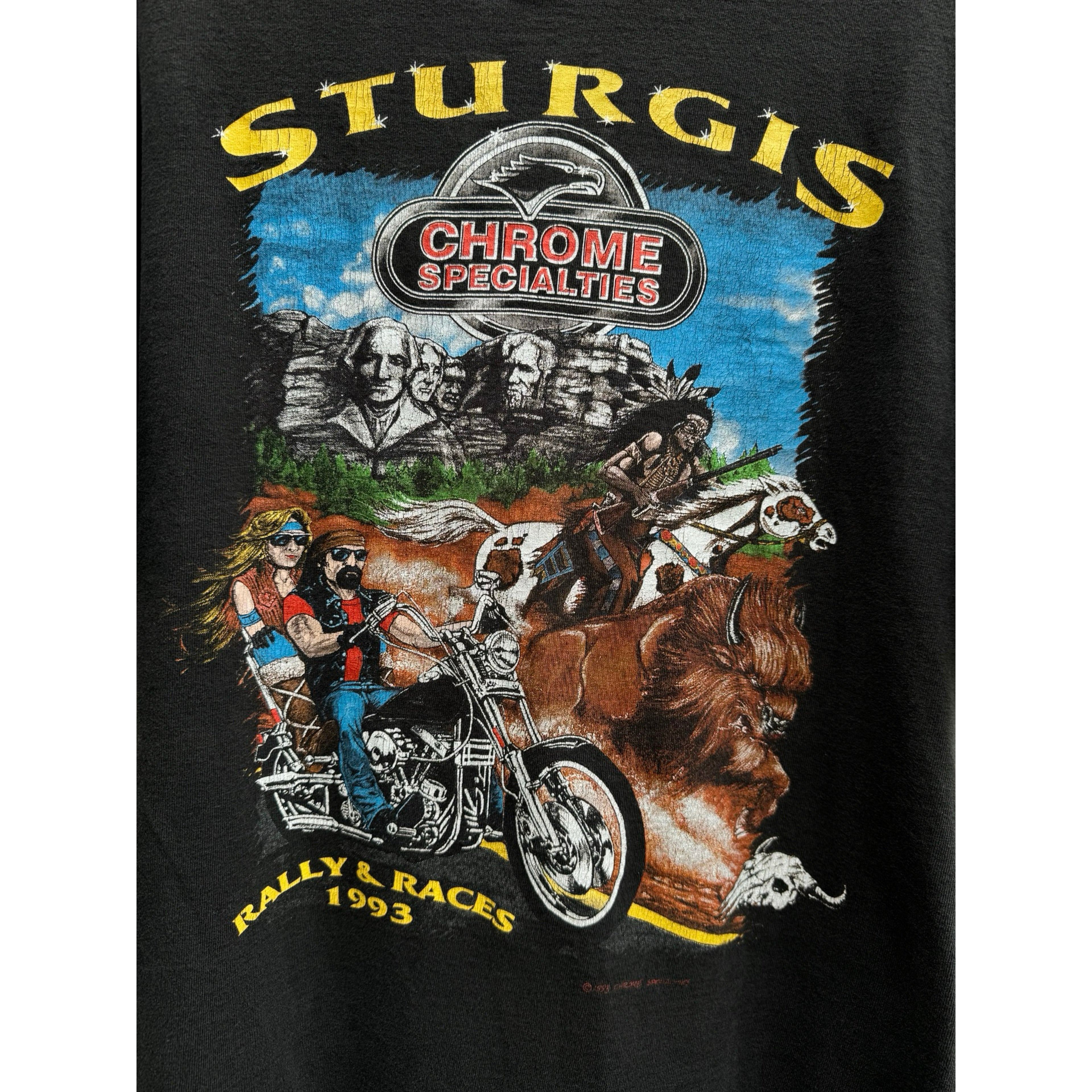 Vintage Sturgis Chrome Specialties 1993 Size US XL / EU 56 / 4 - 4 Thumbnail