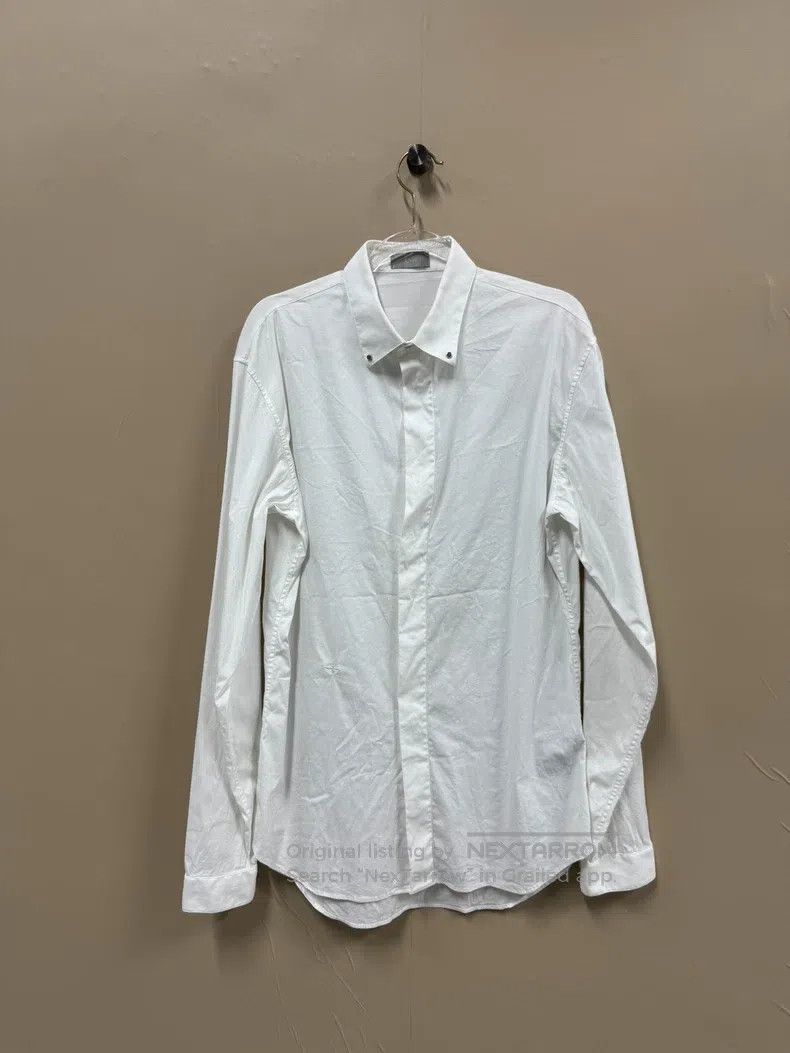 Dior Dior Size38 White shirt with bee embroidery Size US XXS / EU 40 - 1 Thumbnail
