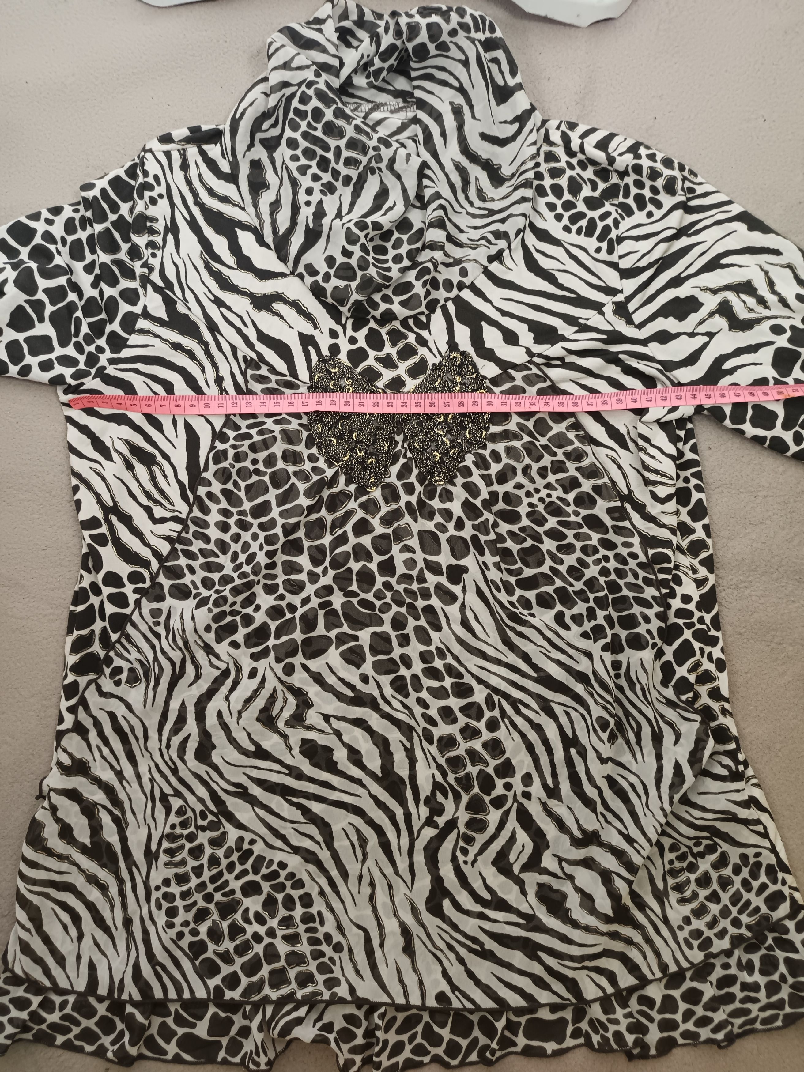 Japanese Brand Women leopard blouse animal print cowl neck Size L / US 10 / IT 46 - 6 Thumbnail