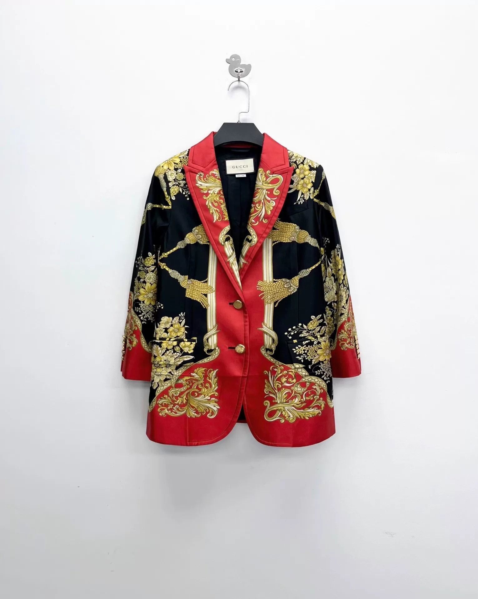 Gucci Gucci Baroque Floral Logo Blazer Size US S / EU 44-46 / 1 - 1 Thumbnail