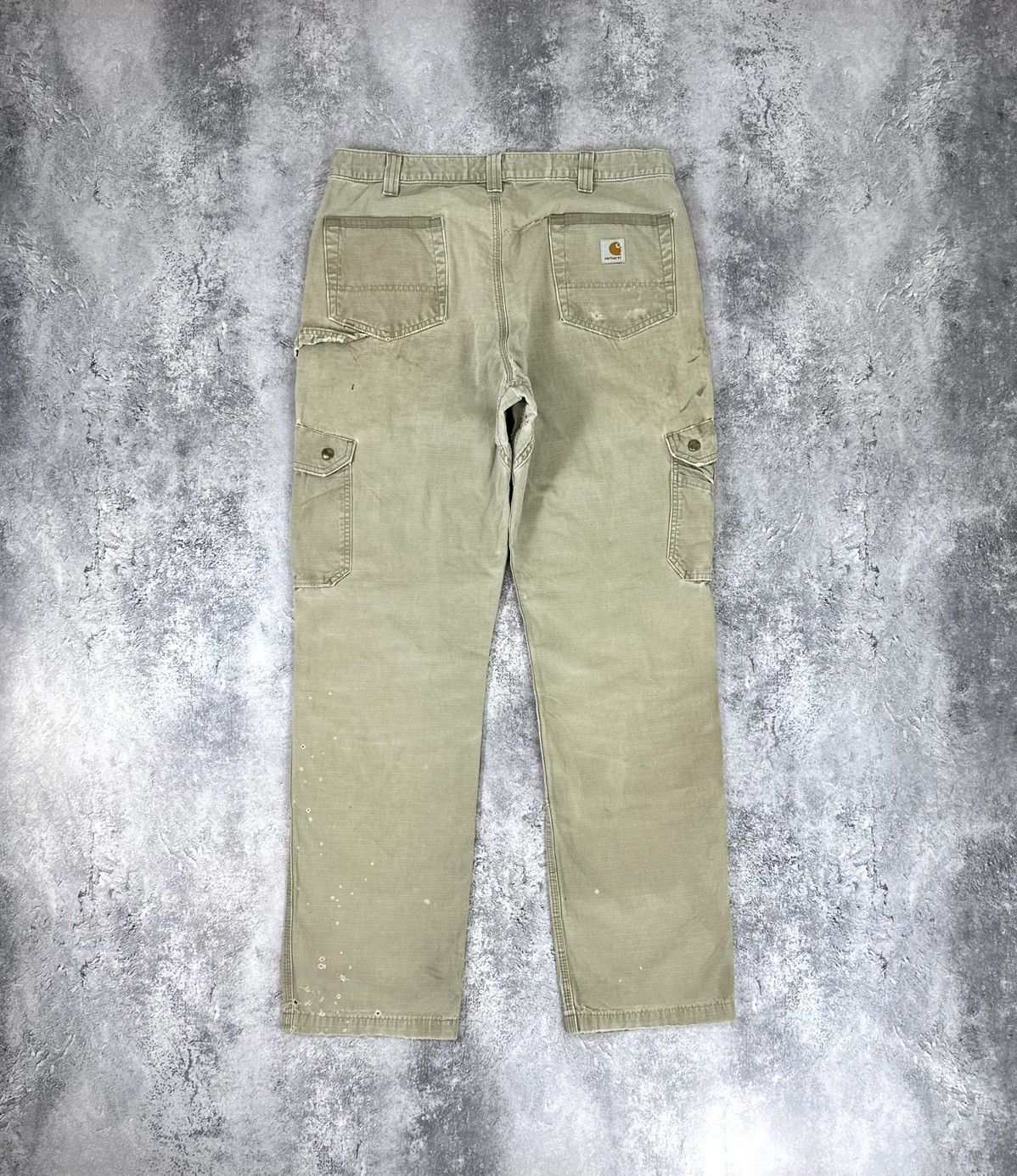 Carhartt Vintage Carhartt Double Knee Distressed USA Opium Work Pants Size US 36 / EU 52 - 2 Thumbnail
