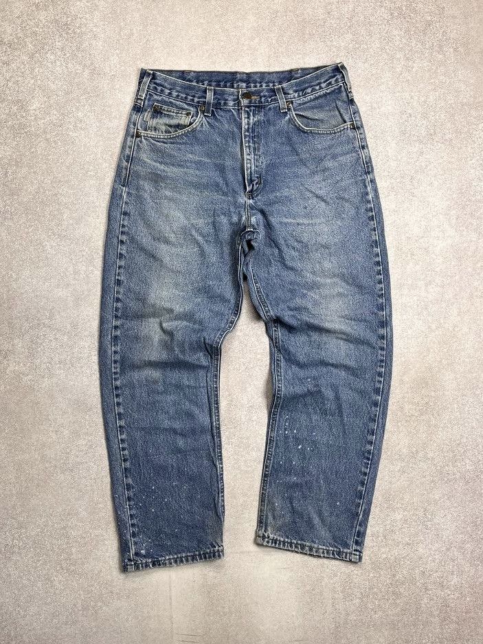 Carhartt × Vintage Vintage Carhartt Relaxed Fit Baggy Stonewashed Jeans 34 Size US 34 / EU 50 - 3 Thumbnail