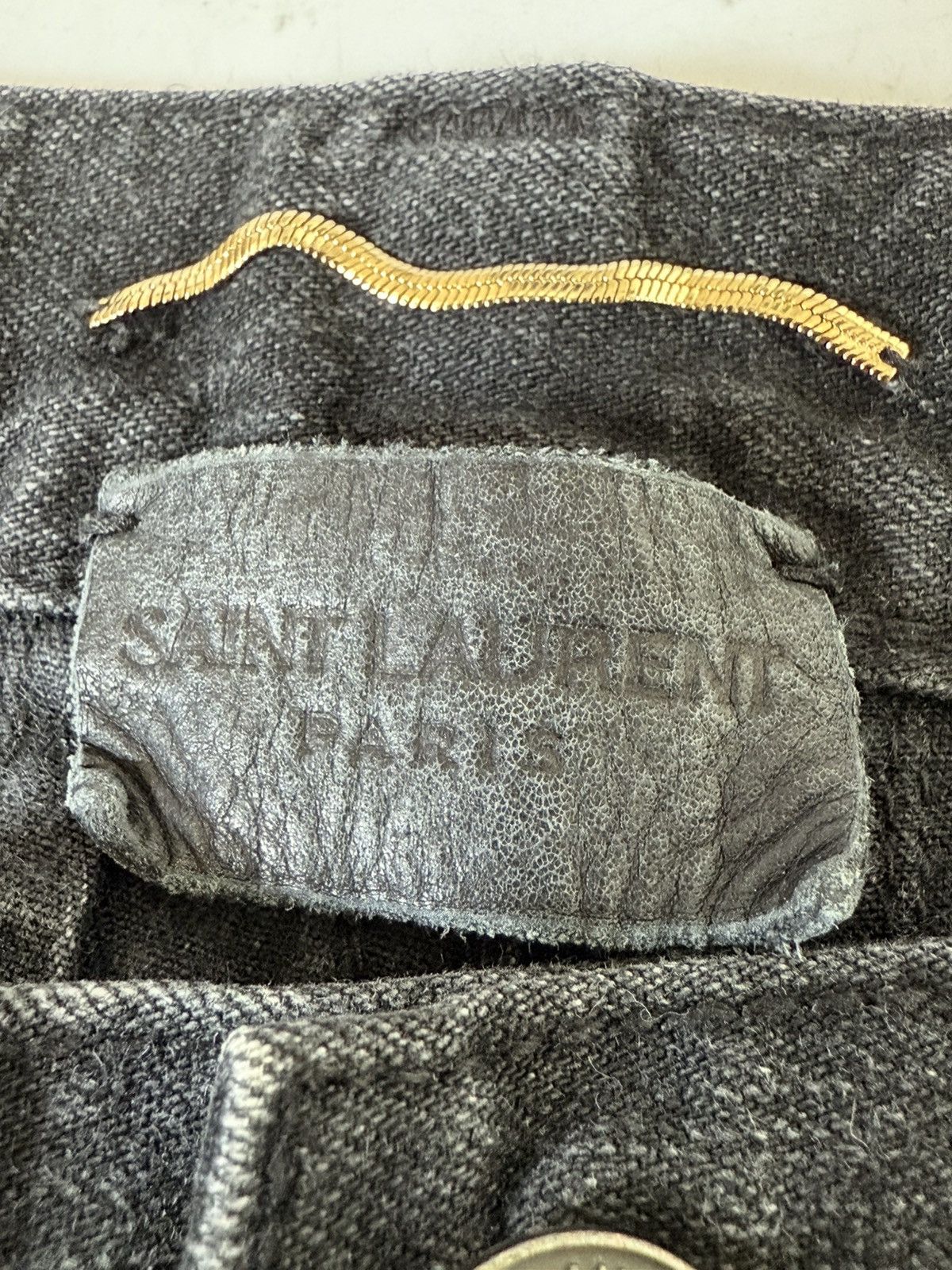 Saint Laurent Paris Saint Laurent Black Skinny Jeans Size US 26 / EU 42 - 7 Thumbnail