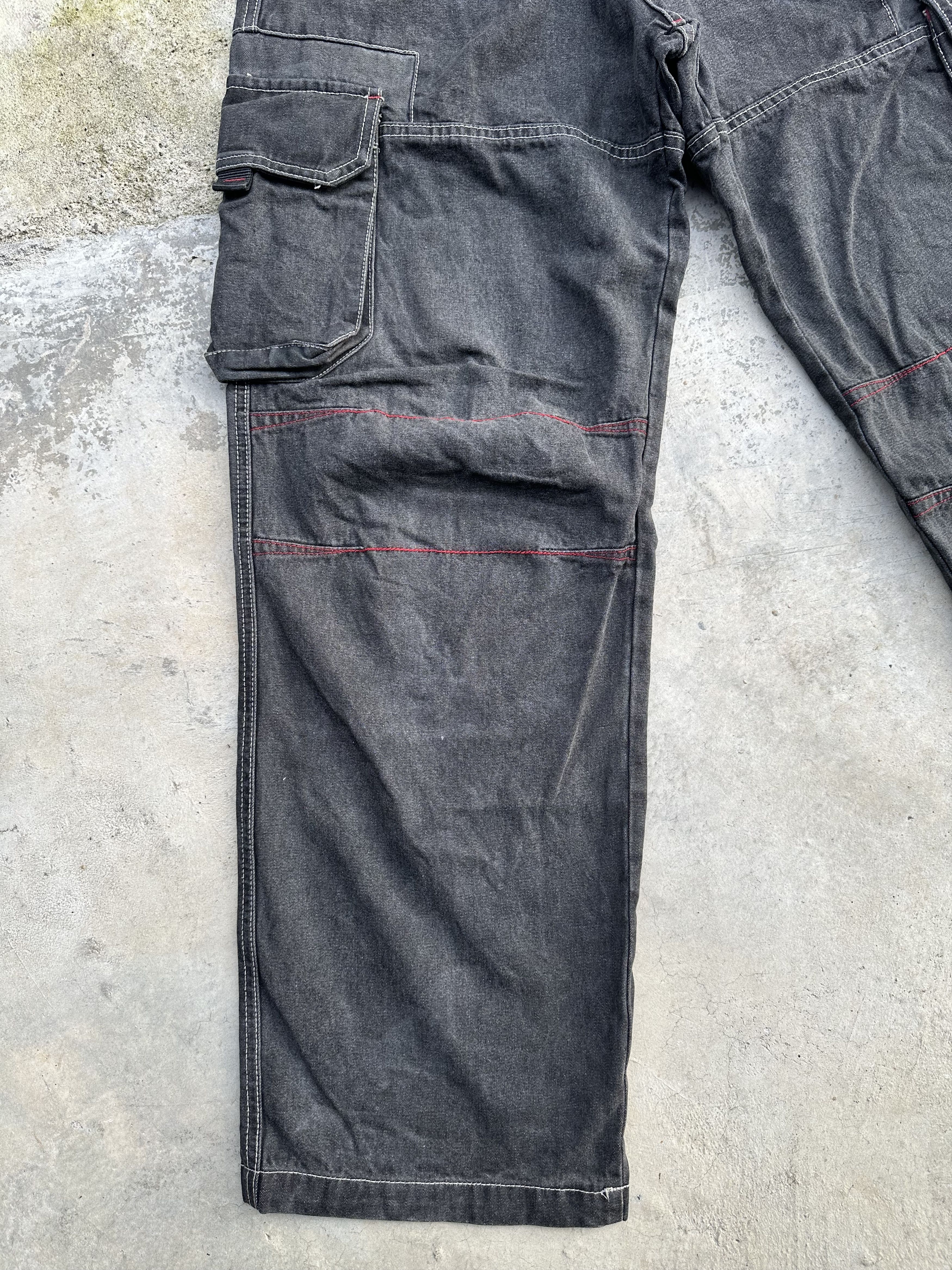 JNCO Vintage 90s Pj’s Surf Baggy Denim Multi Pocket Jeans Size US 29 - 5 Thumbnail