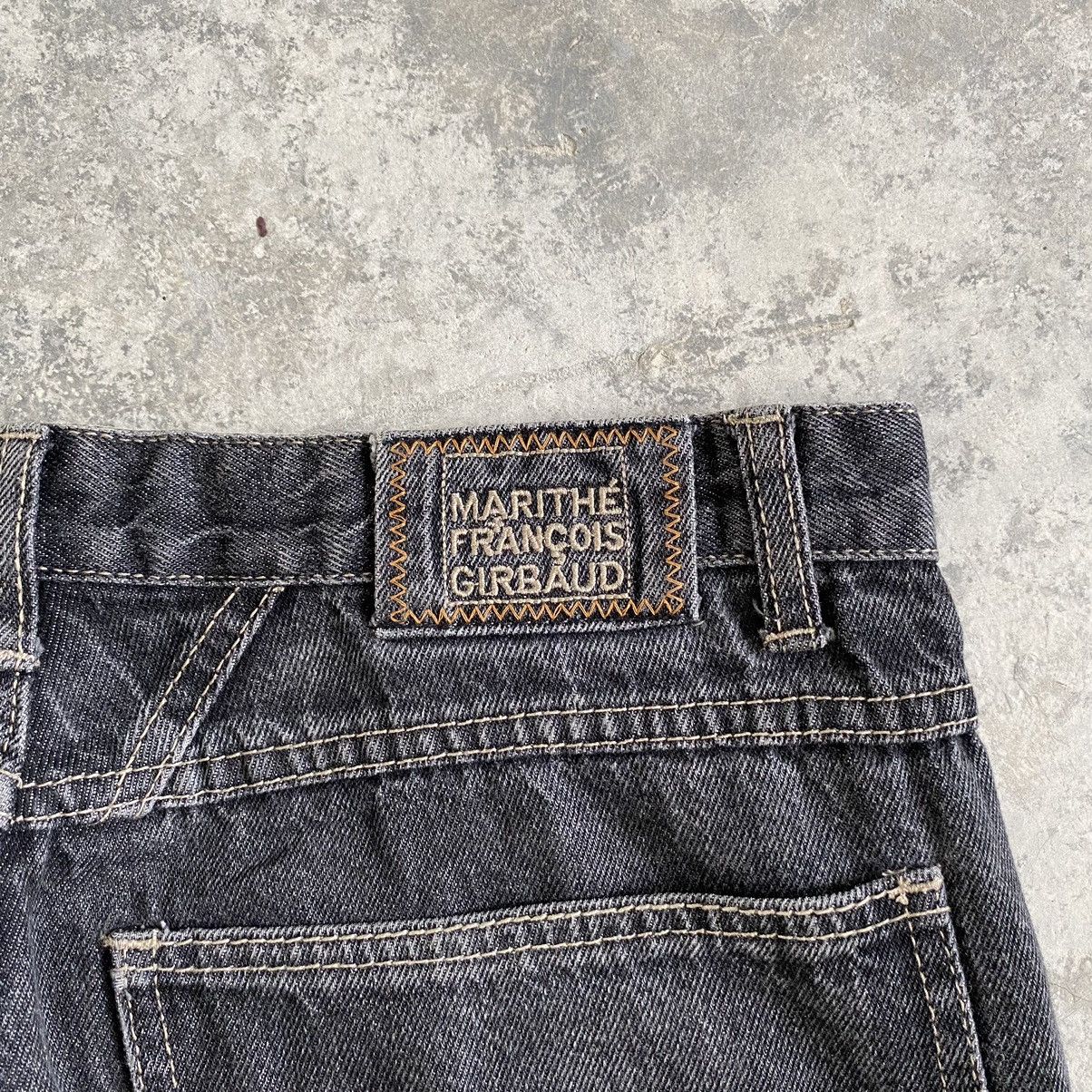 Marithe + Francois Girbaud 2000’s MFG Relaxed Fit Ash Grey Work Denim Jeans Size US 32 / EU 48 - 21 Thumbnail
